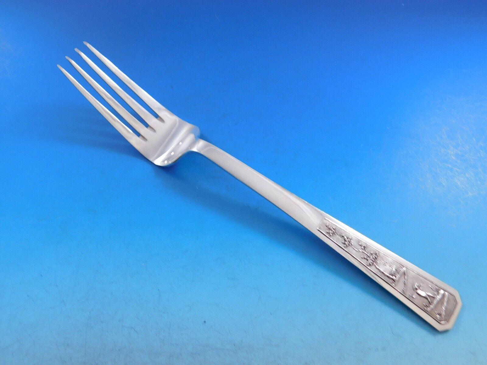Modern Vietnam 900 Sterling Silver Flatware Set for 12 Service 76 Pieces BacSon 4