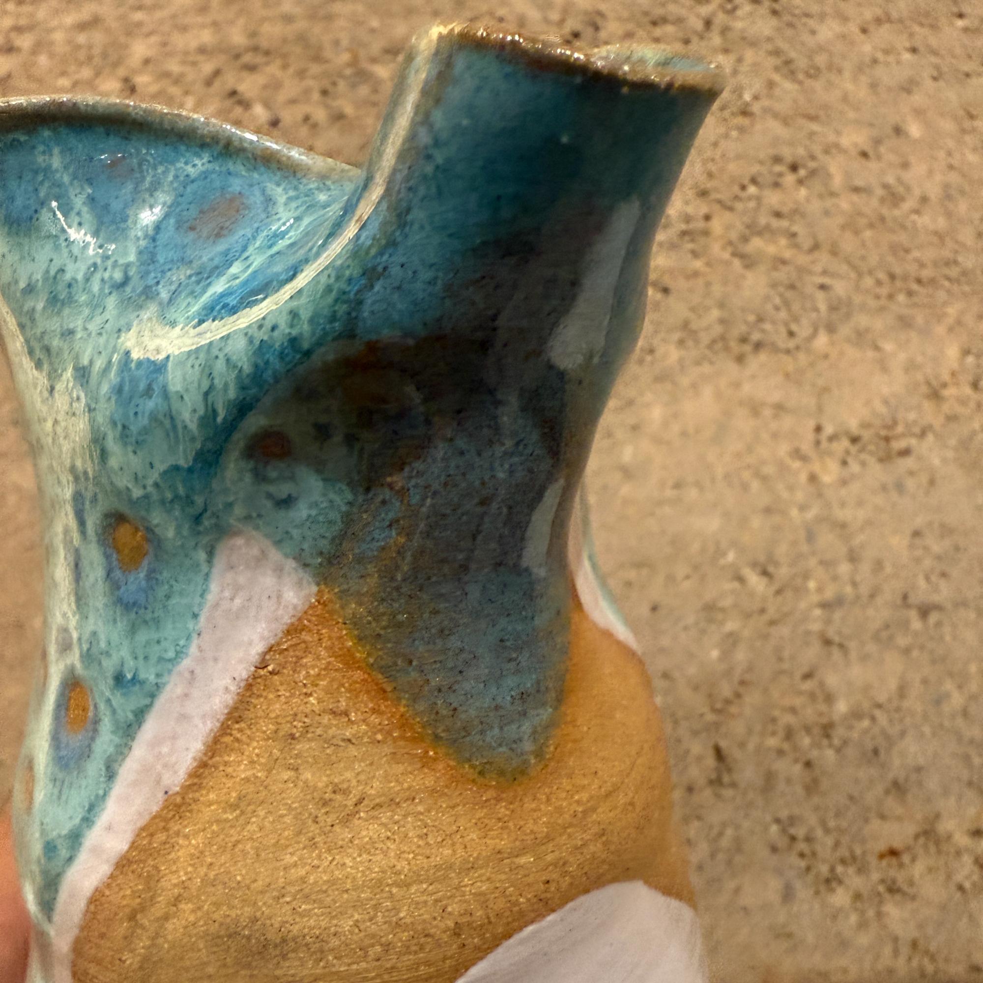 Modern Vintage Alan Snider Pottery Pitcher Hand/Wheel Thrown Earthware im Angebot 2