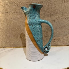 Modern Vintage Alan Snider Pottery Pitcher Hand/Wheel Thrown Earthware