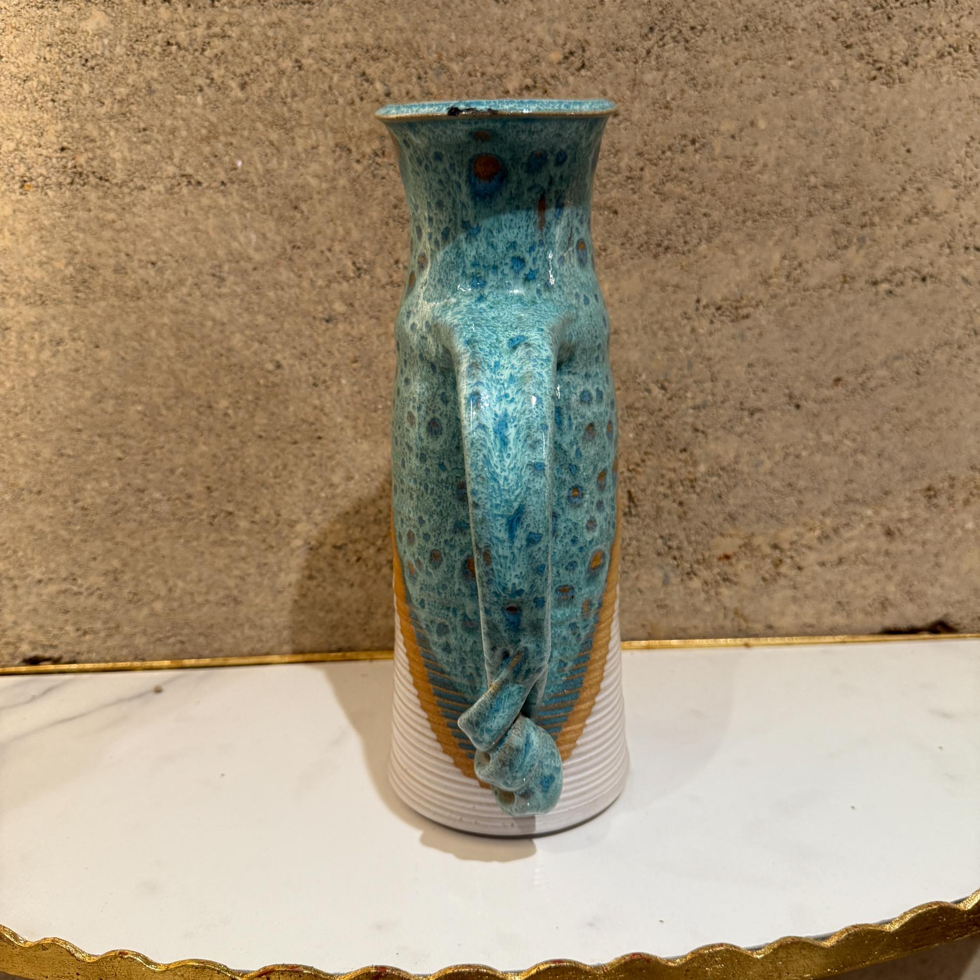 Modern Vintage Alan Snider Pottery Pitcher Hand/Wheel Thrown Earthware (Ende des 20. Jahrhunderts) im Angebot