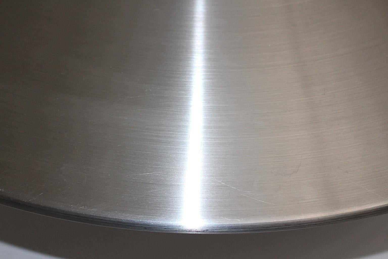 Table basse moderne en aluminium et acier inoxydable Yasuhiro Shito, 2002, Italie en vente 5