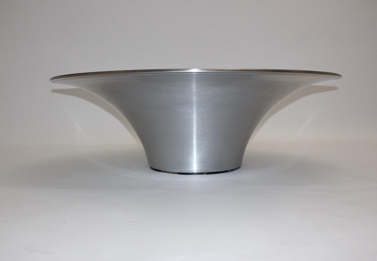 Italian Modern Aluminum Stainless Steel Coffee Table Yasuhiro Shito 2002 Cattelan