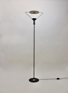 Modern Vintage Artemide Metal Floor Lamp by Carlo Forcolini 1980s Italy