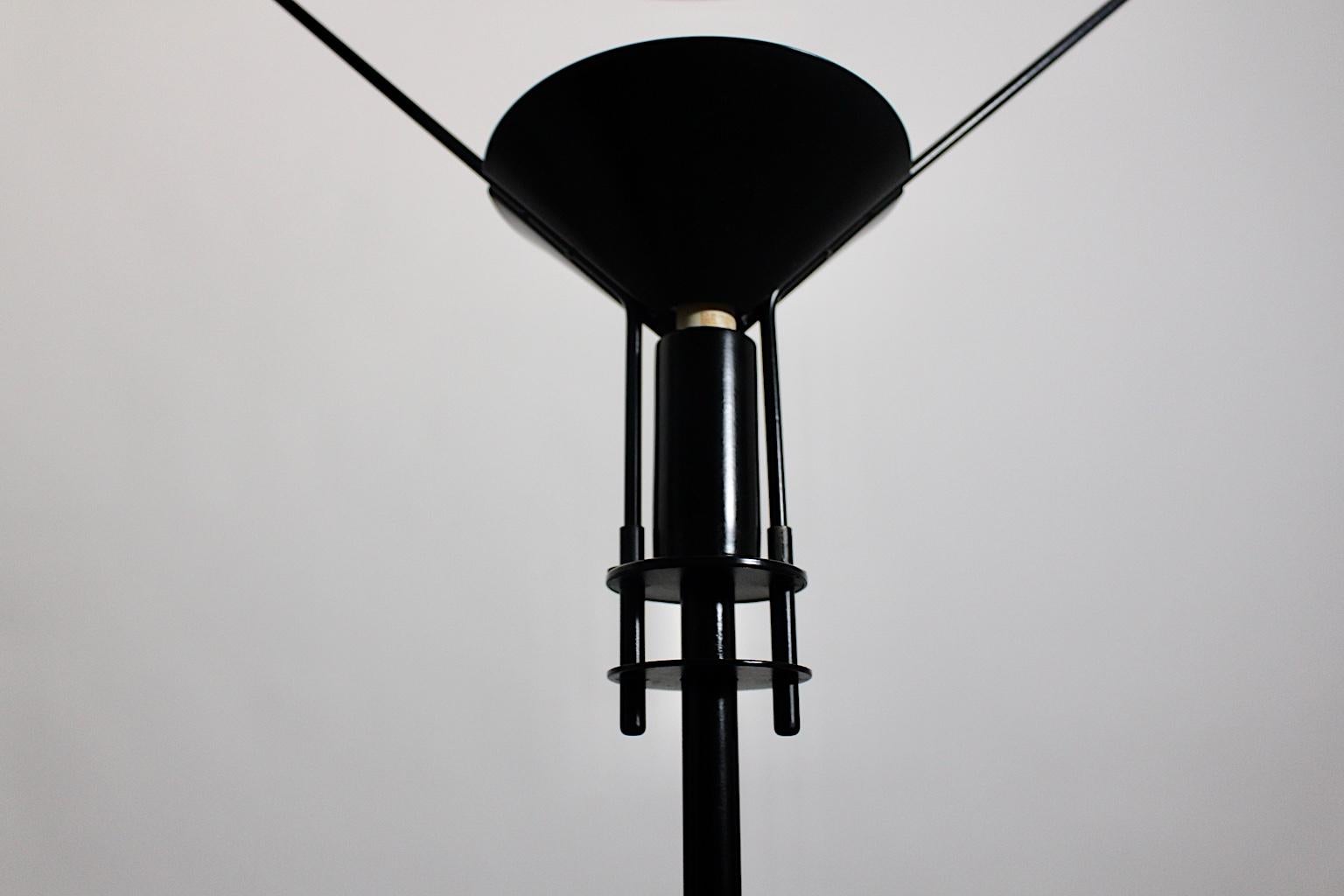 Italian Modern Vintage Artemide Metal Floor Lamp by Carlo Forcolini 1980s Italy For Sale