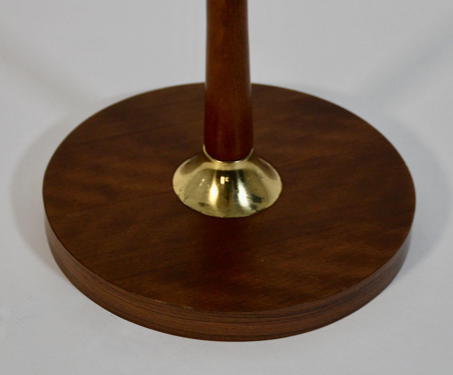 Porte-manteaux en hêtre vintage moderne et en laiton Valet Union Regent, Allemagne, années 1970 en vente 5