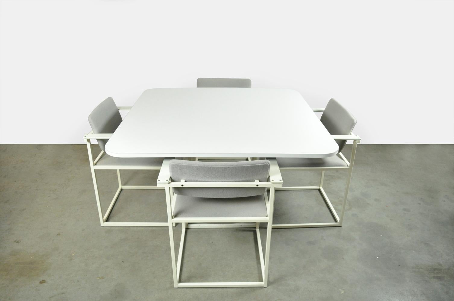 Post-Modern Modern vintage dining set, by P. Mazairac & K. Boonzaaijer for Pastoe, 1980s