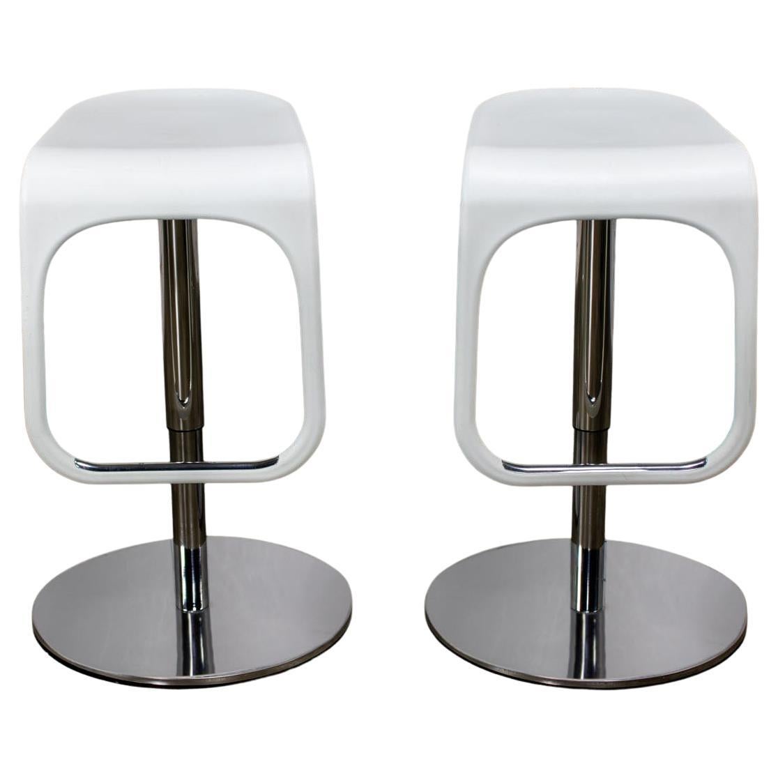Par de taburetes de bar IKEA Urban, modernos y vintage, fabricados en Italia por Carl Ojerstam