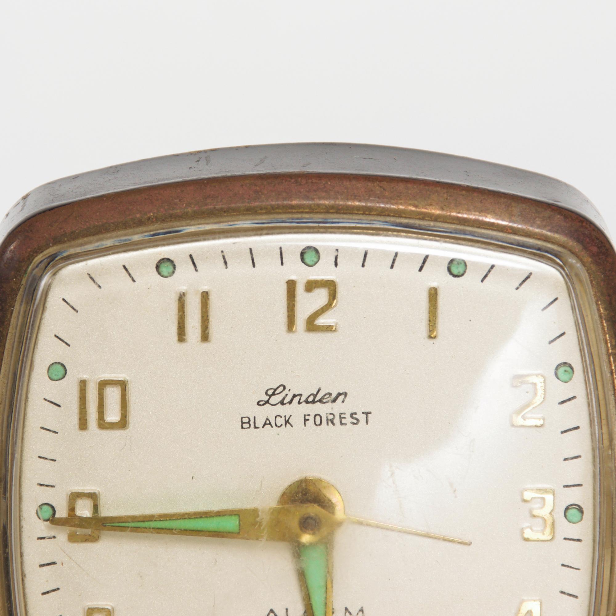 linden black forest alarm clock