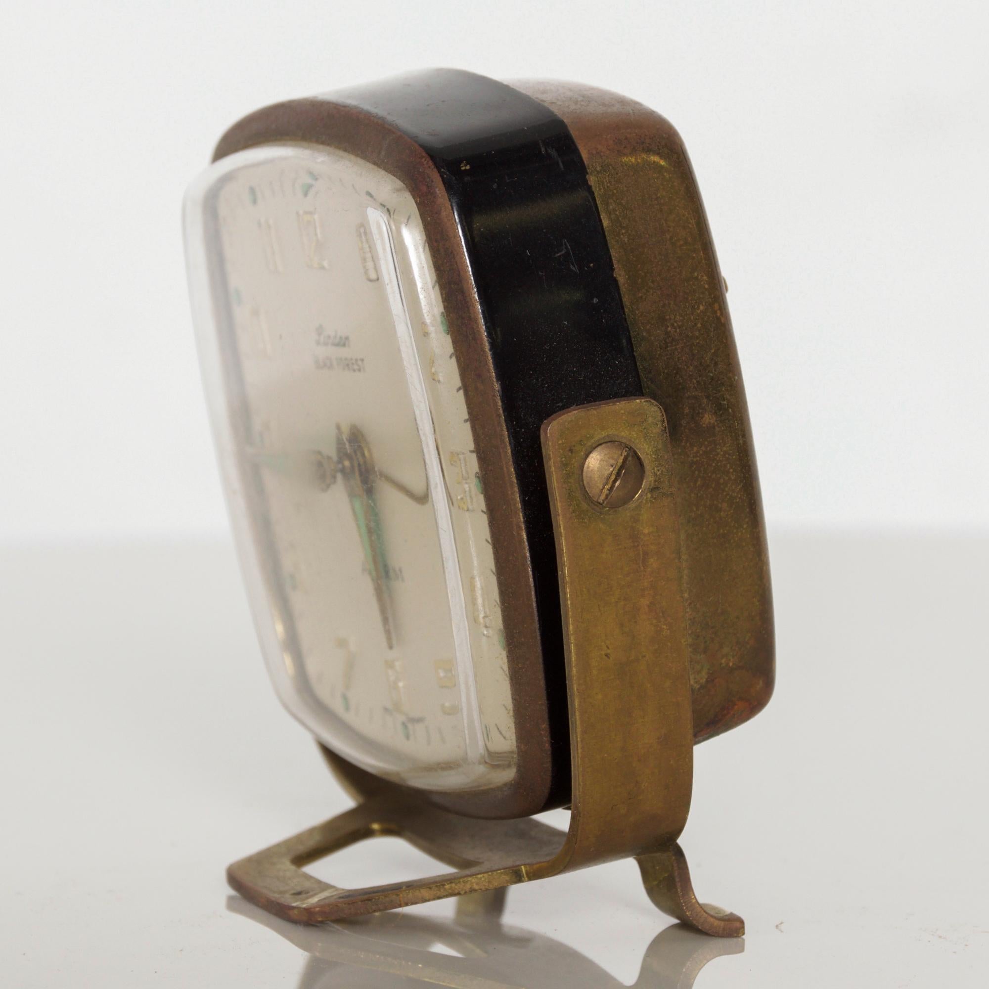 linden black forest alarm clock west germany