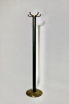 Moderner Vintage-Mantelständer aus Metall und Messing im Stil von Garouste et Bonetti, Frankreich, 1980er Jahre