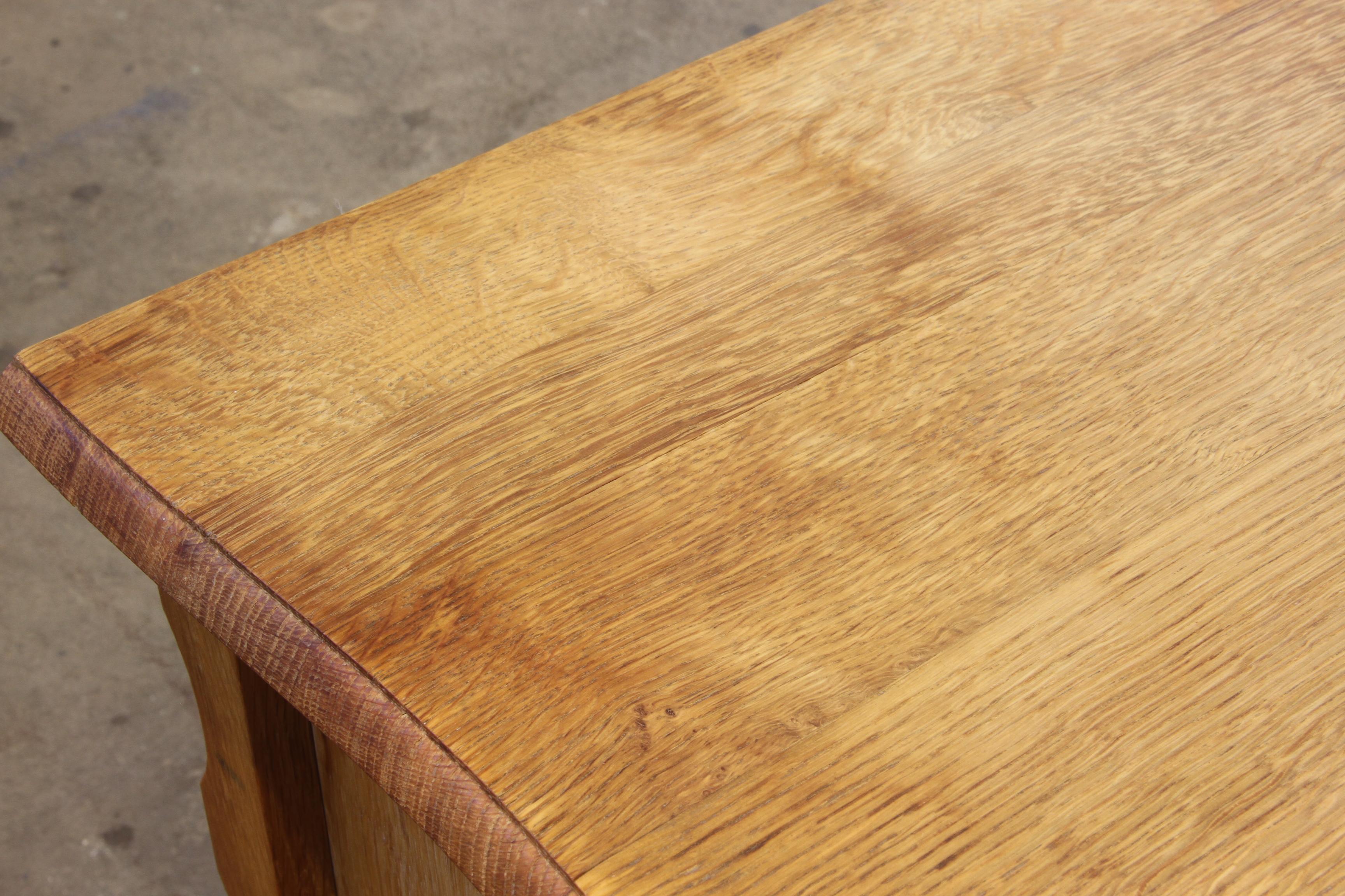 Set of 2, Modern Oak Nightstand/Bedside Table Style of Kjærnulf, Denmark 1960s 7