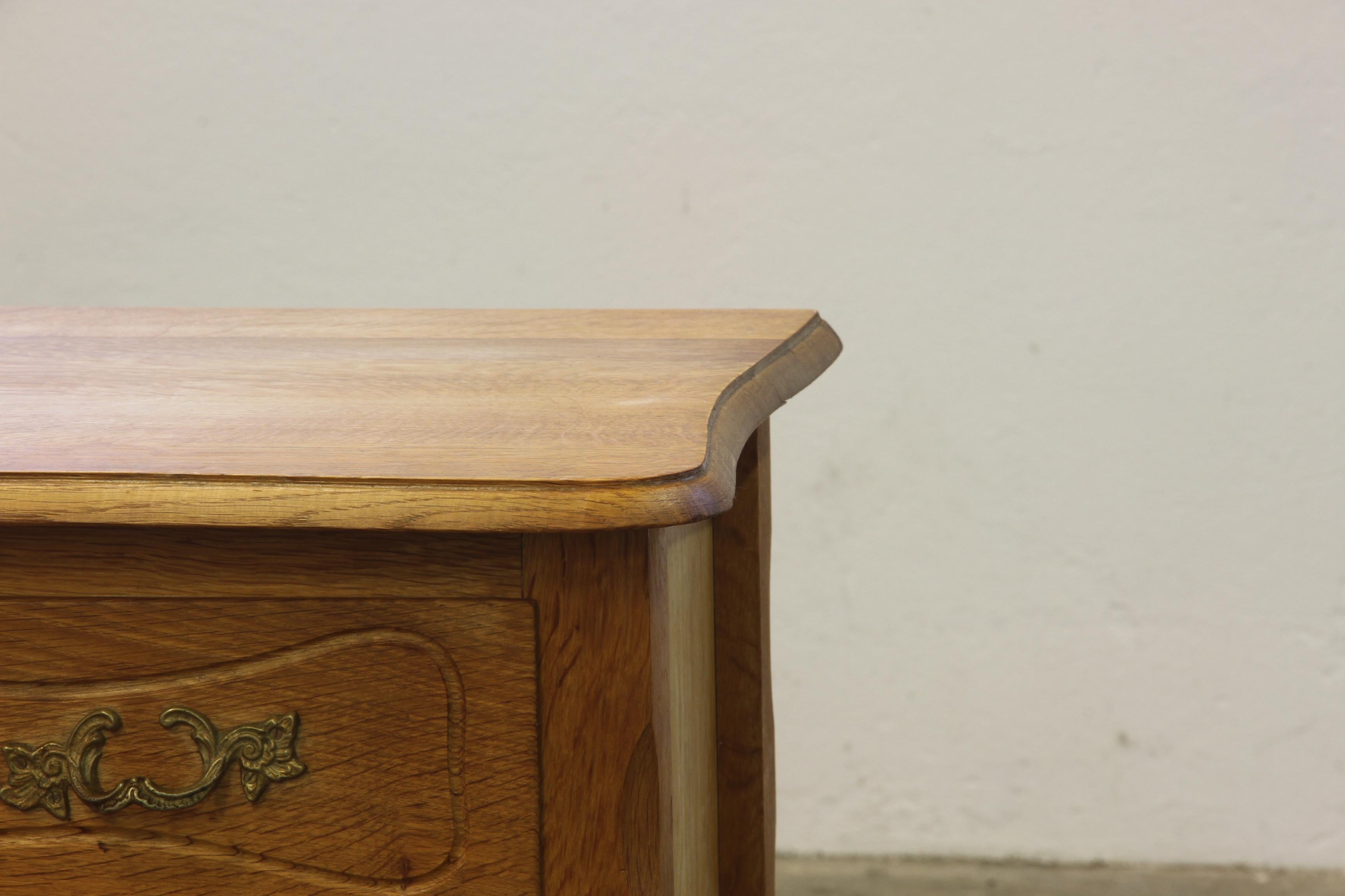 Mid-20th Century Set of 2, Modern Oak Nightstand/Bedside Table Style of Kjærnulf, Denmark 1960s