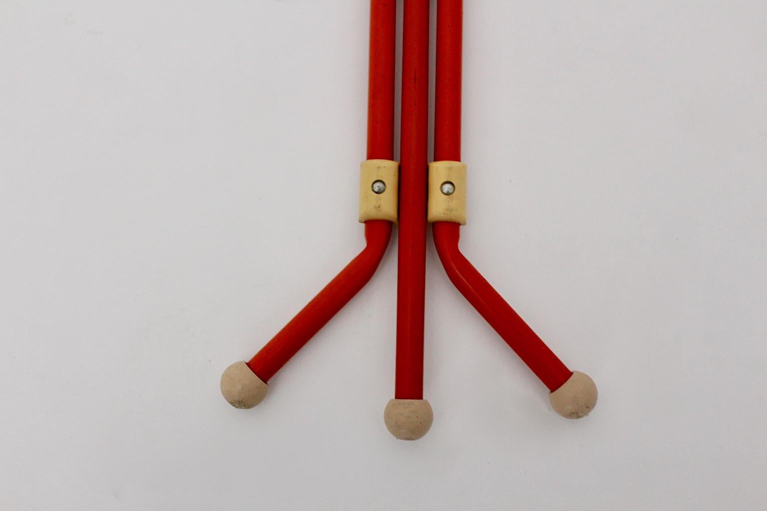 Silla plegable moderna vintage roja Ulisse de Ivan Loss, años 80 Plástico en venta