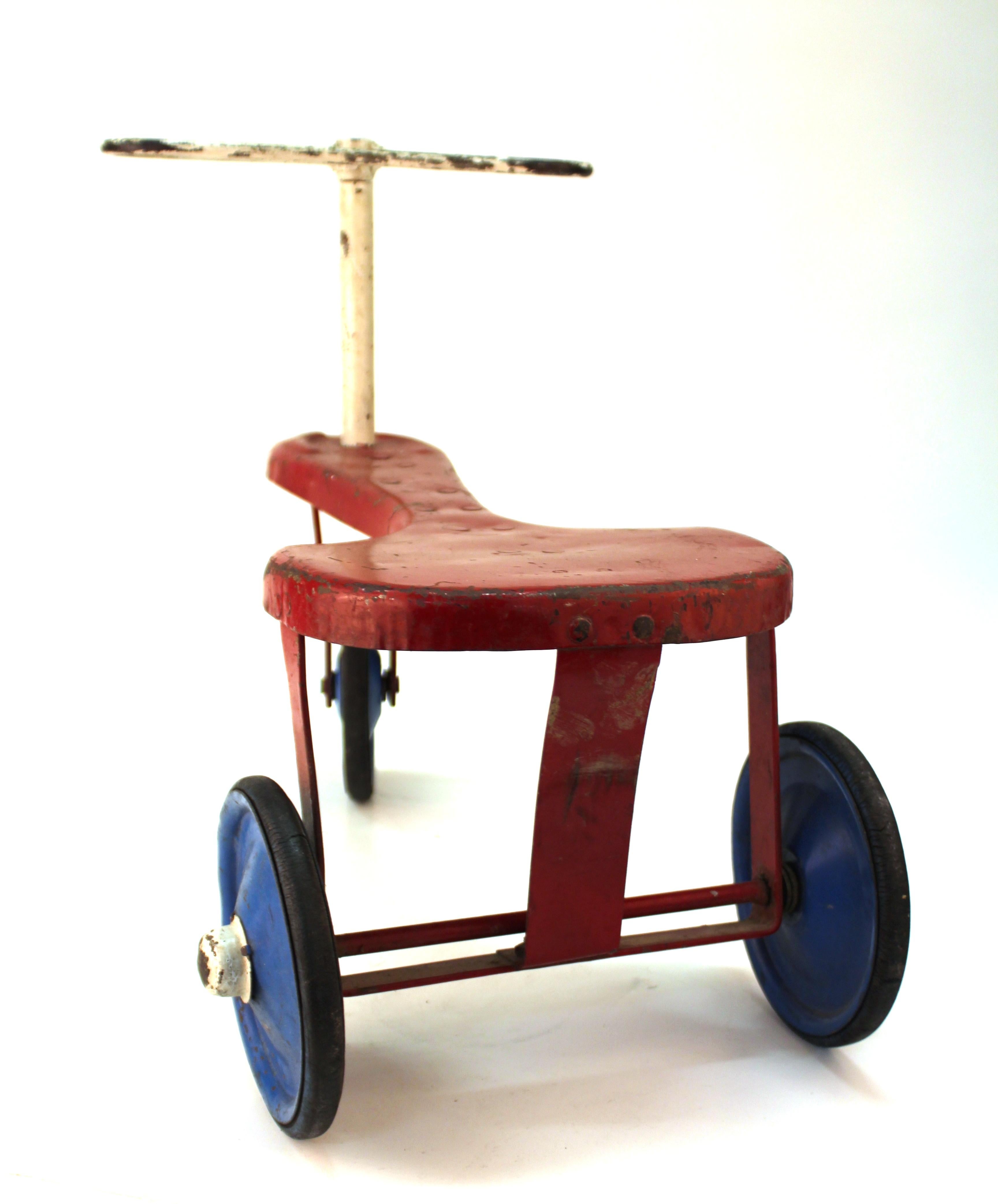 Iron Modern Vintage Toy Tricycle