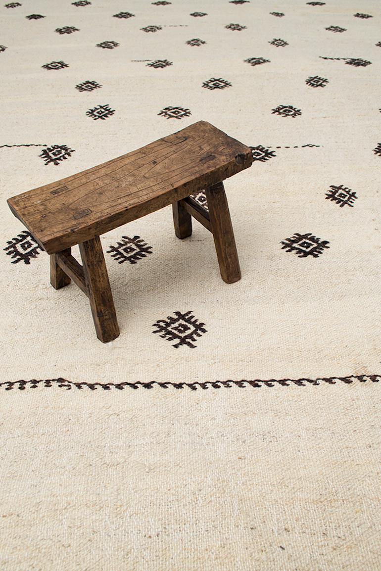 Wool Modern Vintage Turkish Kilim Rug 'Flat-Weave' For Sale