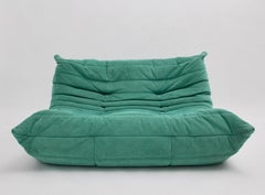 Modernes Vintage Zweisitzer-Sofa Love Seat Togo Michel Ducaroy Ligne Roset 1970er Jahre