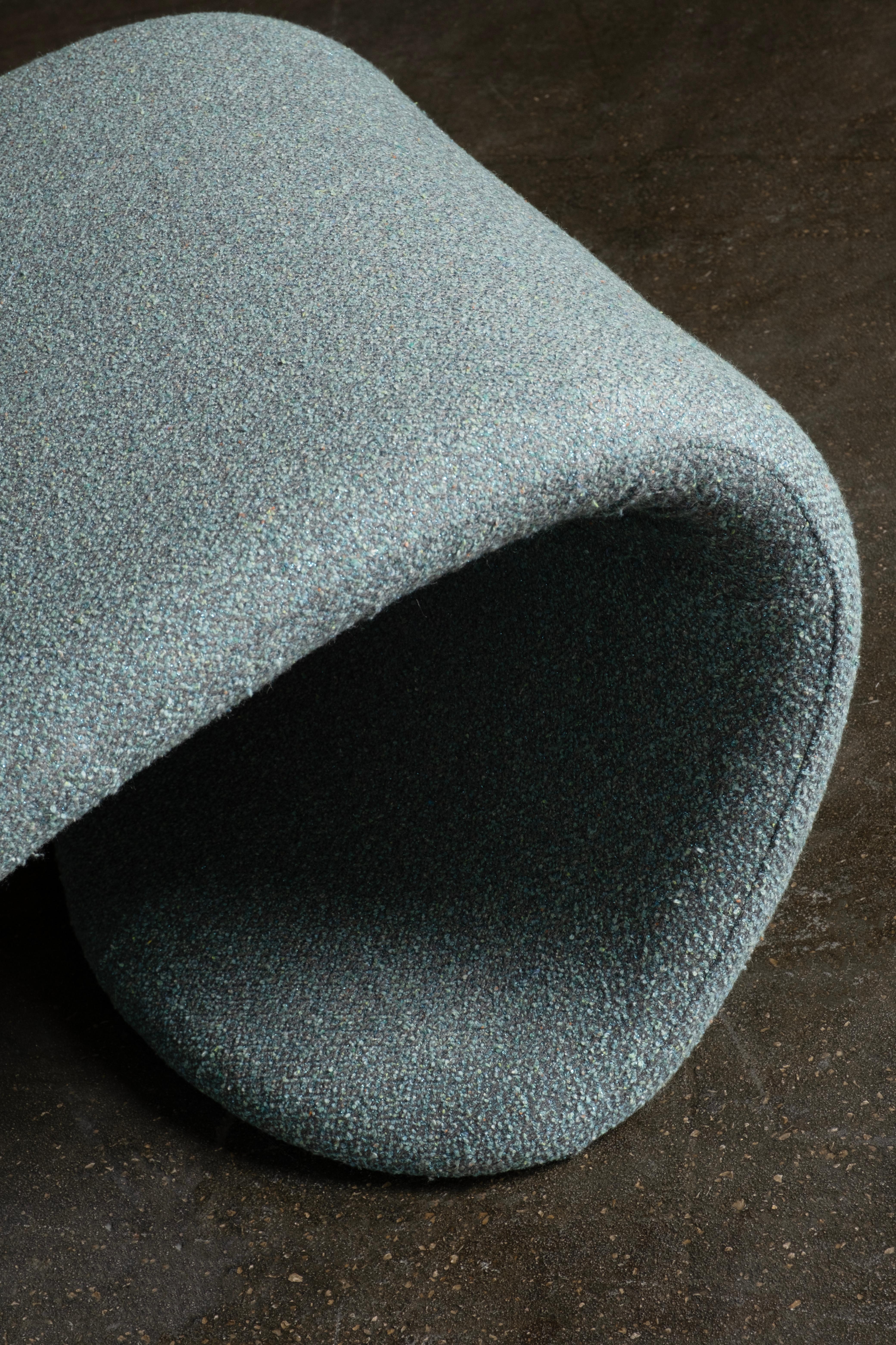 The Moderns Vitória Lounge Chair, Pierre Frey, Handmade in Portugal by Greenapple en vente 2