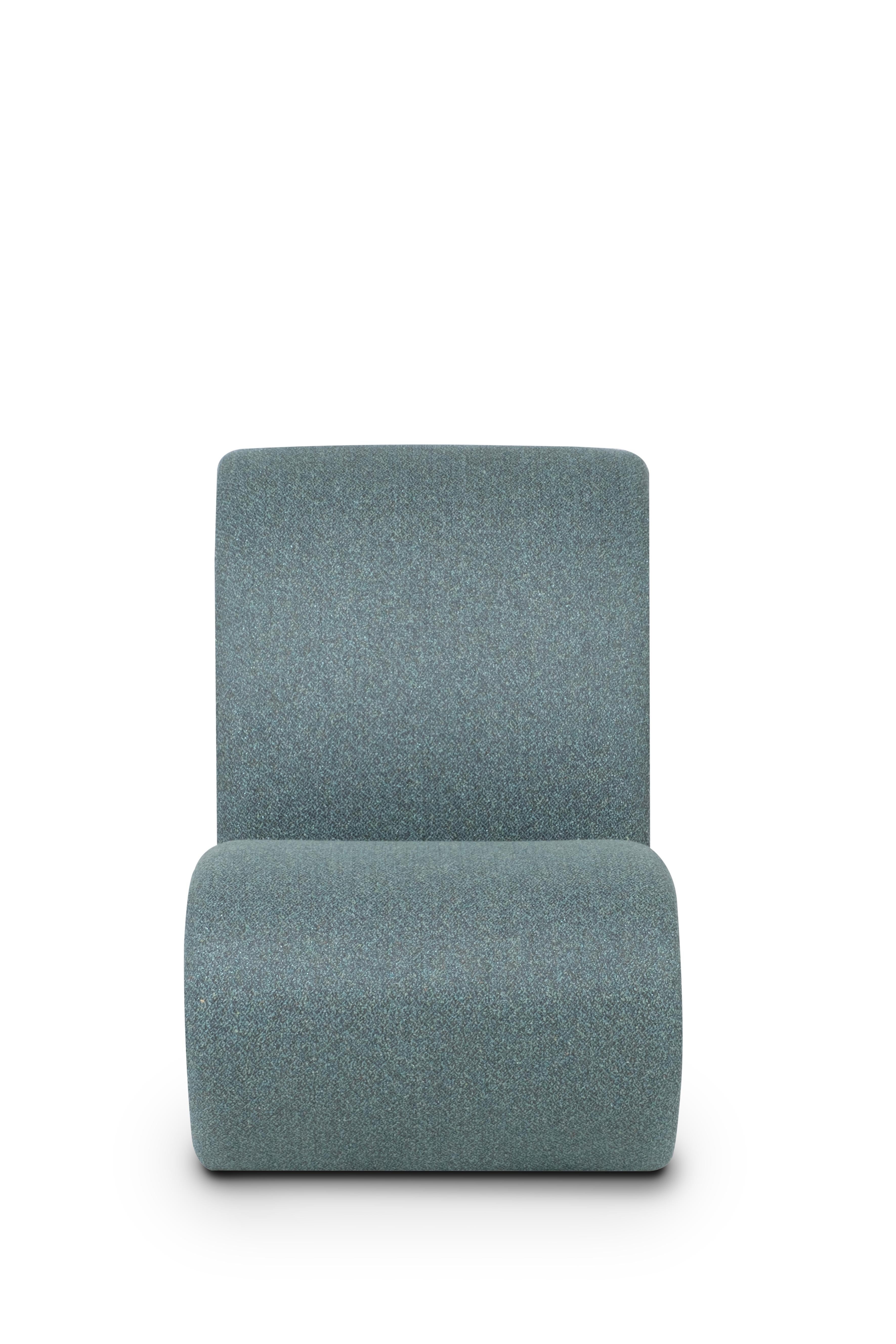 The Moderns Vitória Lounge Chair, Pierre Frey, Handmade in Portugal by Greenapple en vente 3