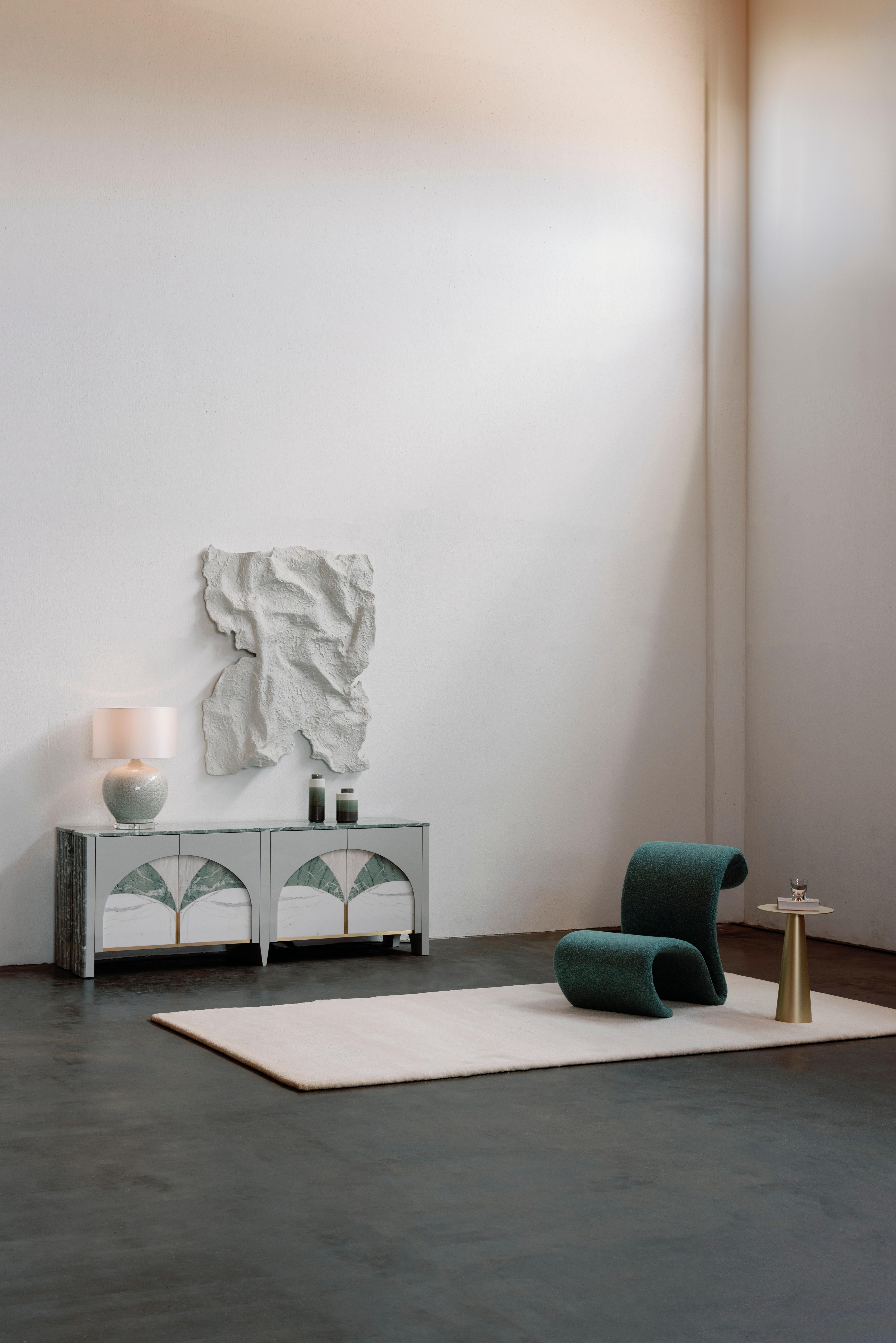 The Moderns Vitória Lounge Chair, Pierre Frey, Handmade in Portugal by Greenapple en vente 9