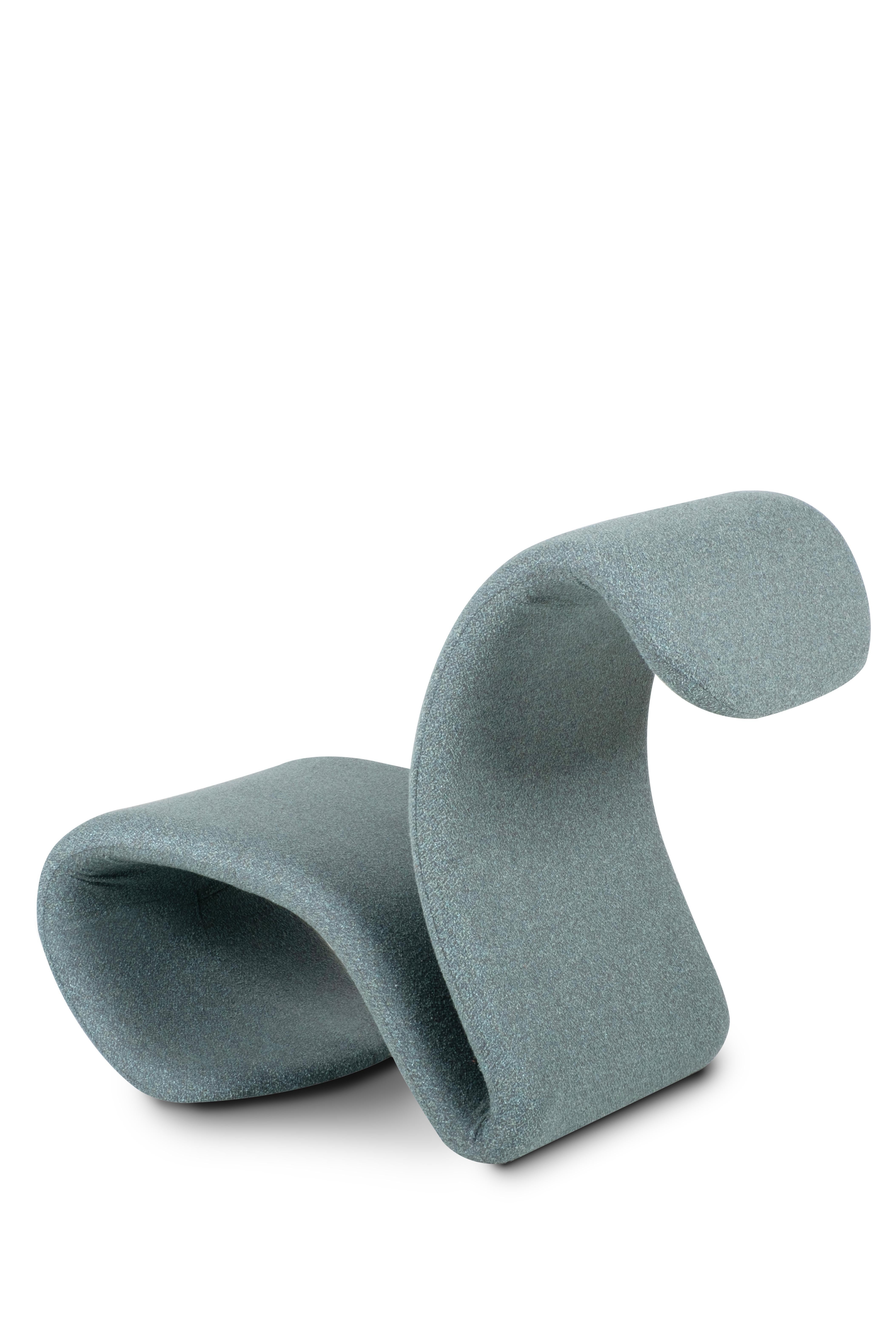 Moderne The Moderns Vitória Lounge Chair, Pierre Frey, Handmade in Portugal by Greenapple en vente