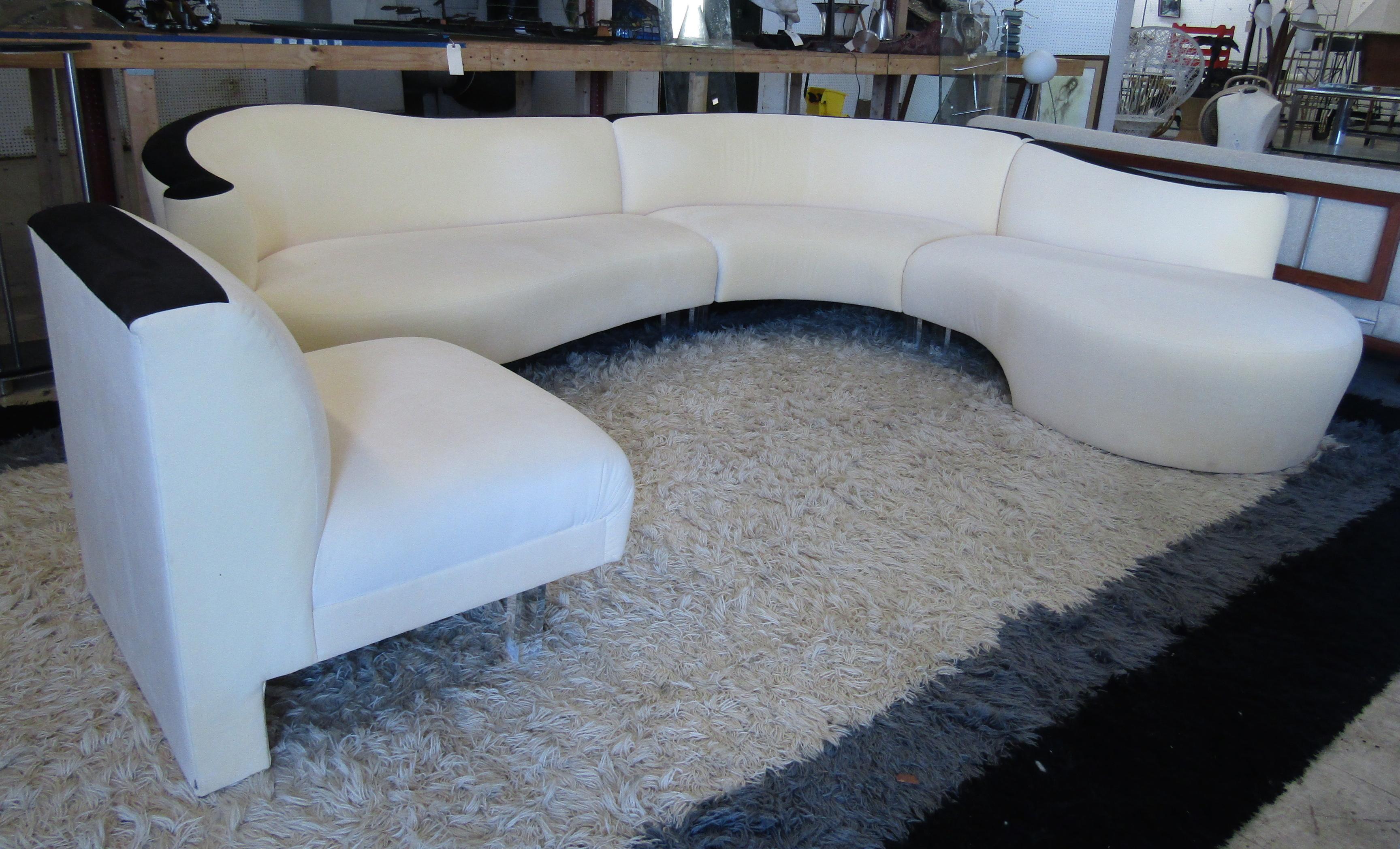 Modern Robert Ebel Sofa by Weiman For Sale 1