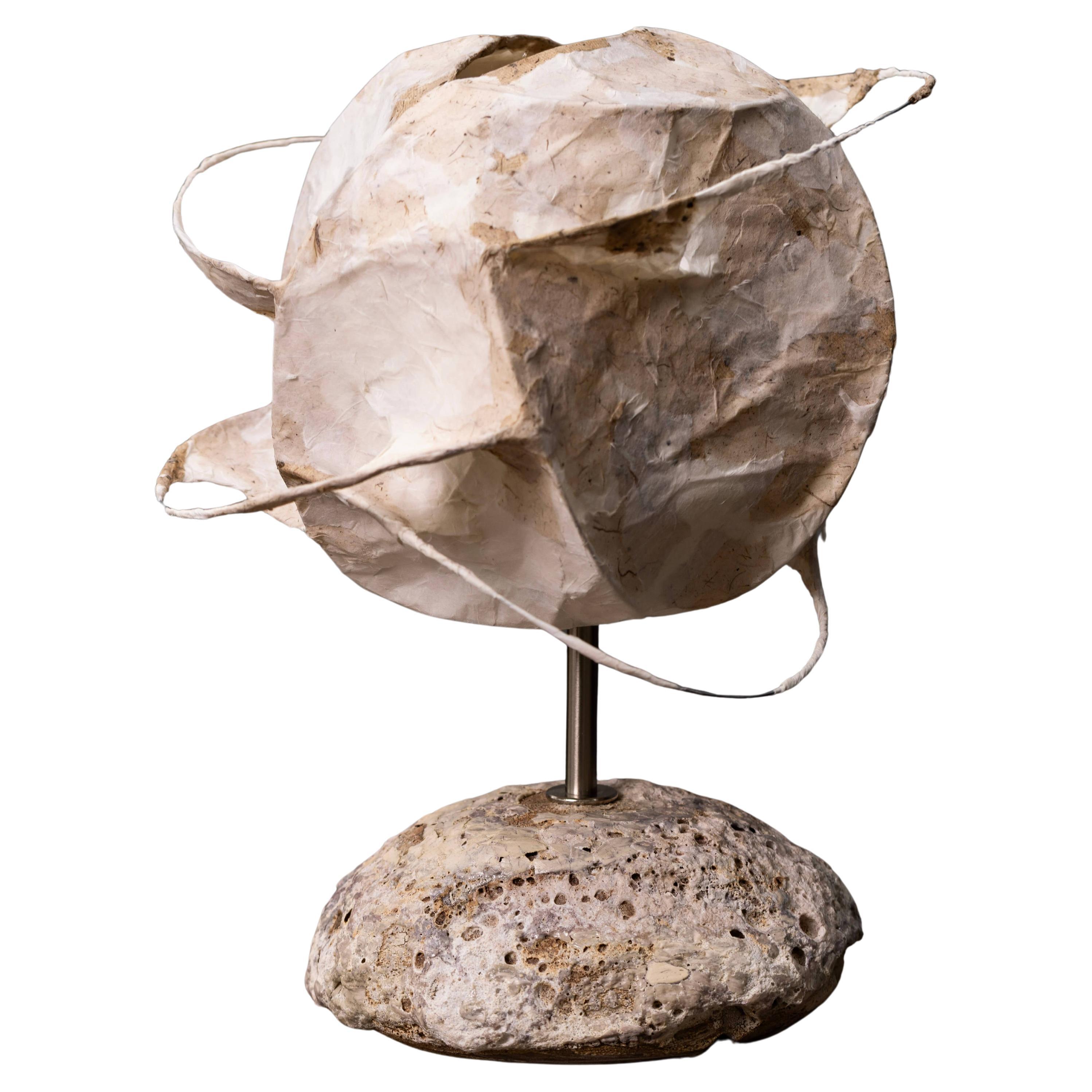 Modern Volcanic-Inspired Ceramic Table Lamp – Unique Earthy Accent Lighting
