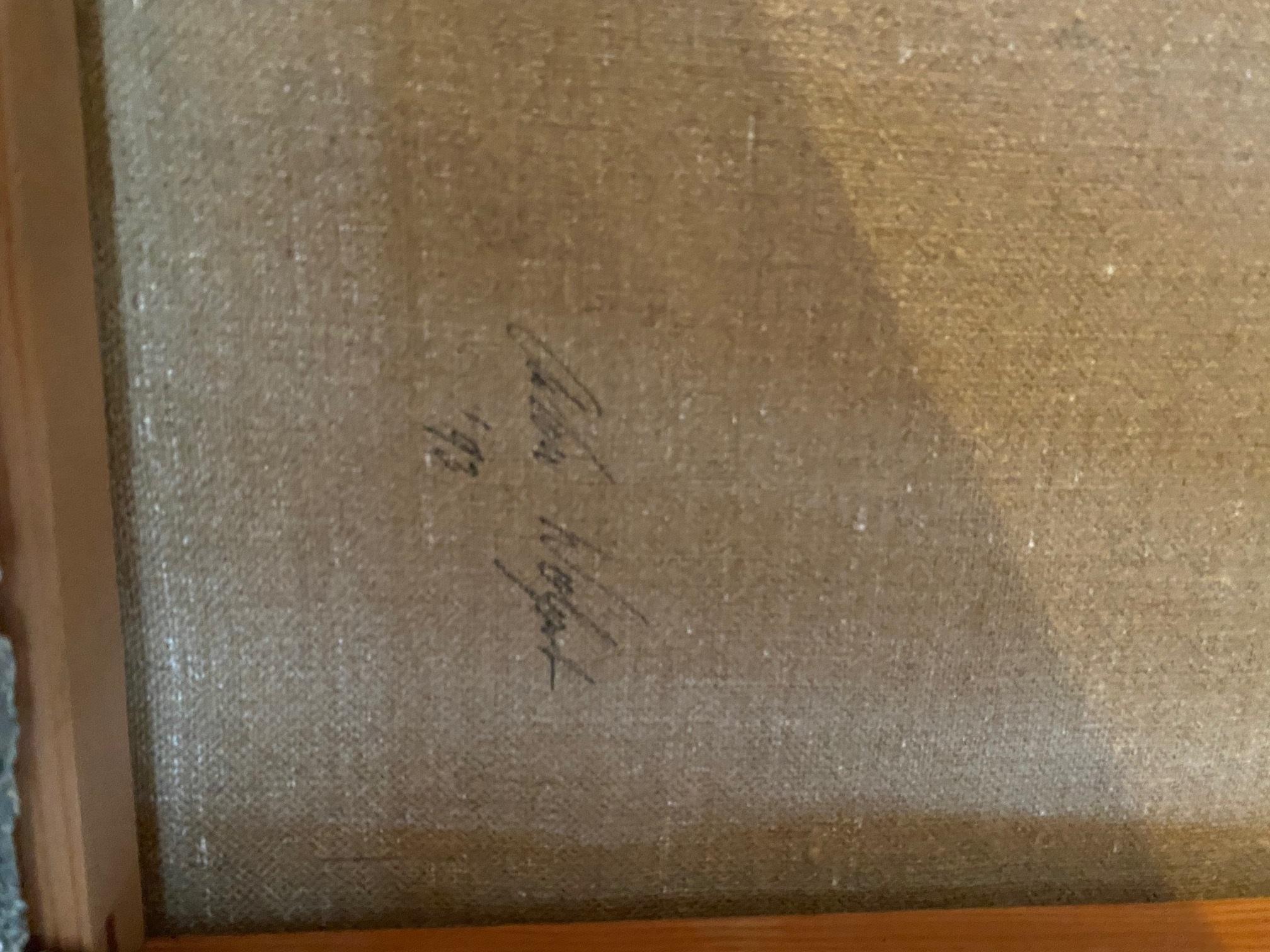 Gran Obra de Arte Moderna Enmarcada Pintura Decorativa Paisaje LA CA Galería de Arte en venta 12