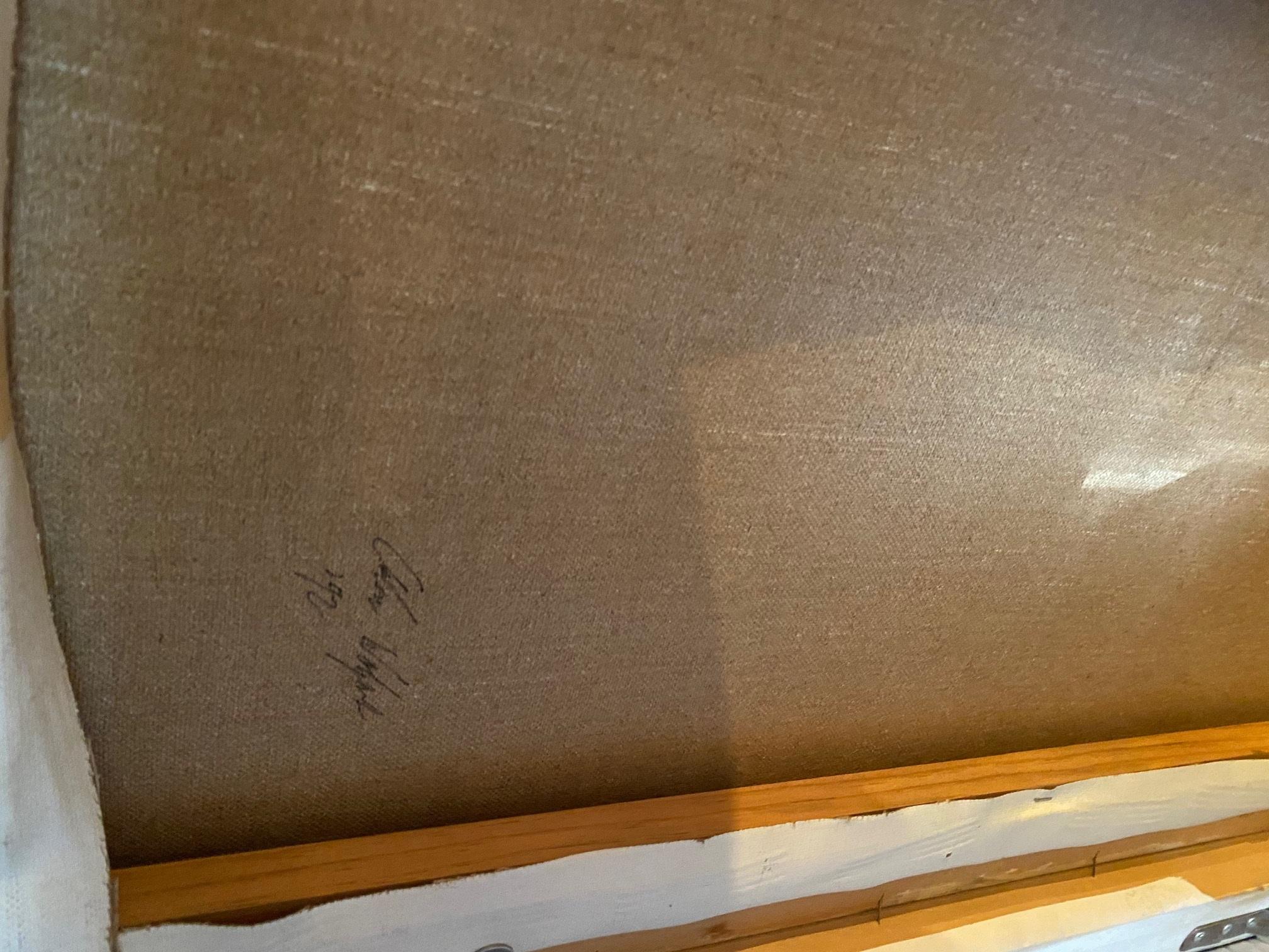Gran Obra de Arte Moderna Enmarcada Pintura Decorativa Paisaje LA CA Galería de Arte en venta 13