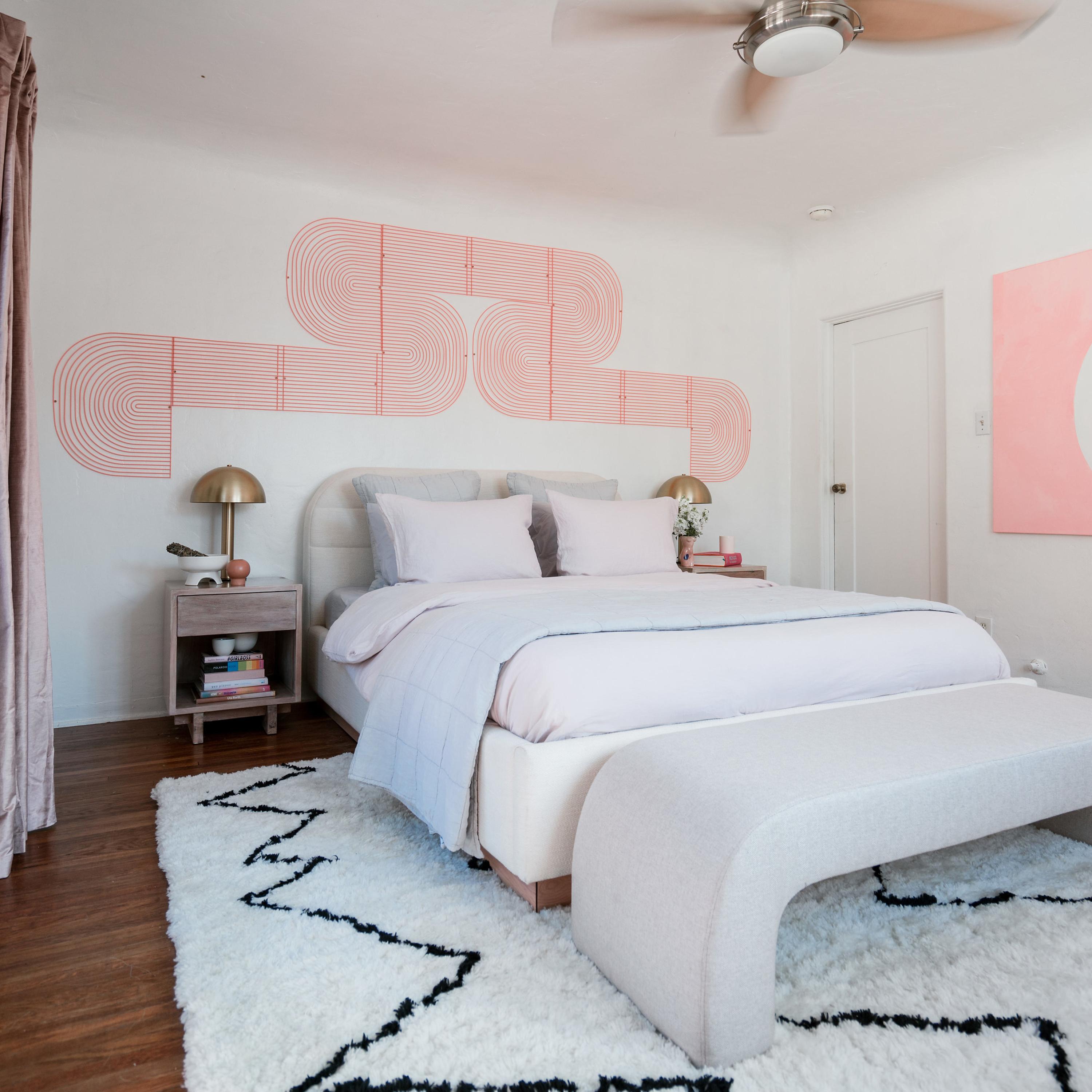 Metal Modern Wall Art, Modular Art Piece by Bend Goods 'Straight', Black For Sale