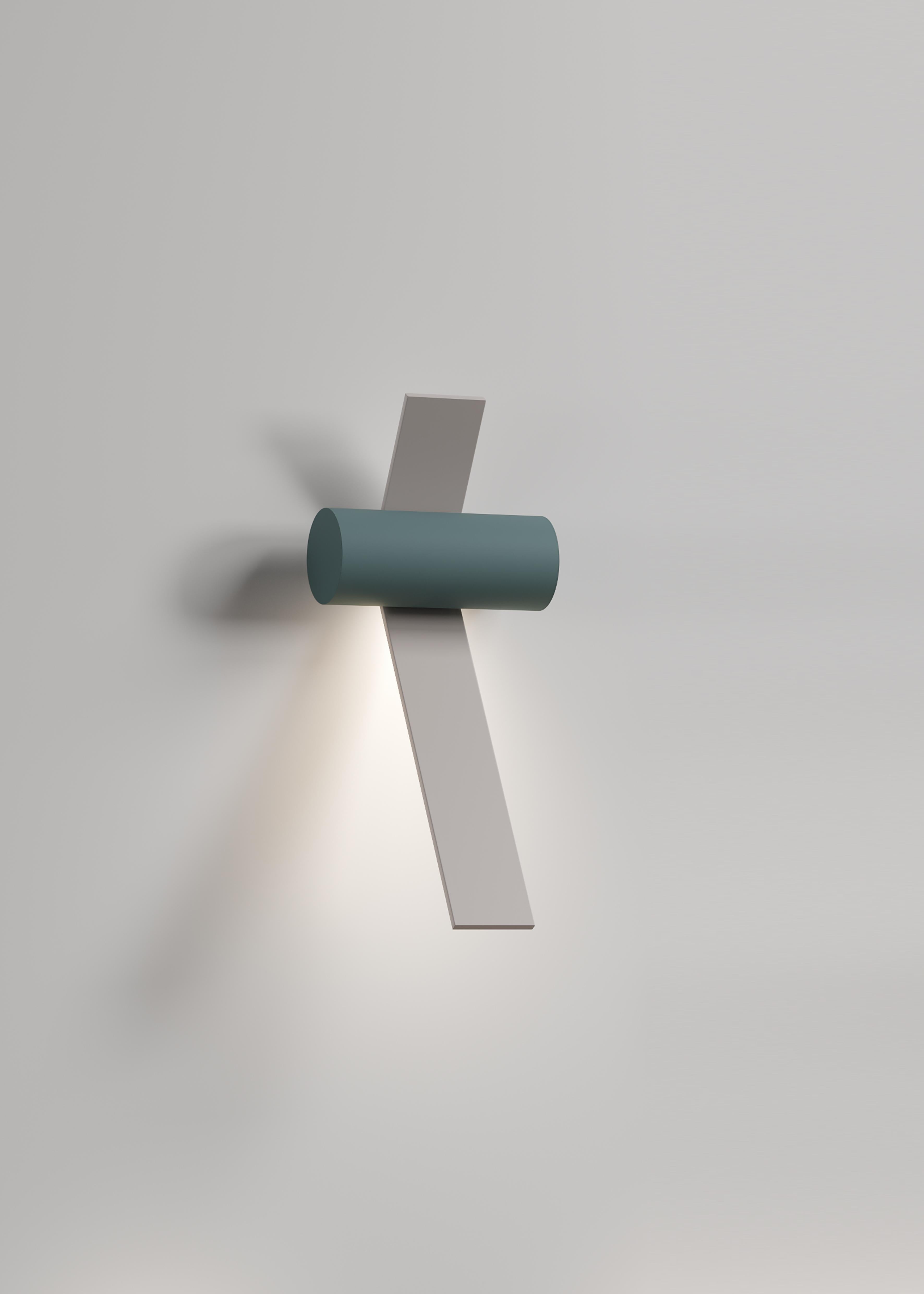 Metal Modern Wall Lamp 'Nastro 563.41' by Studiopepe x TOOY, Beige & Concrete For Sale