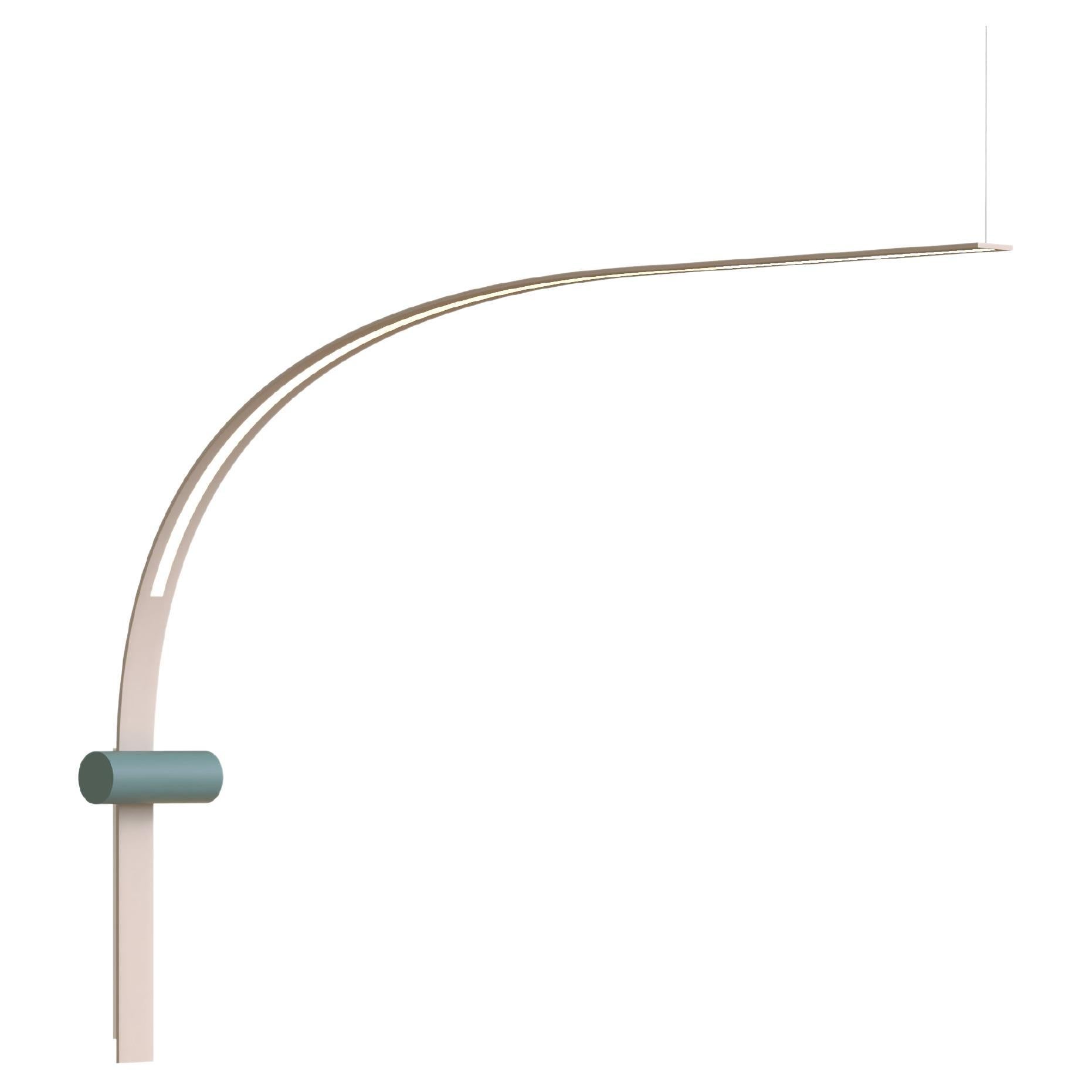 Modern Wall Lamp 'Nastro 563.47' by Studiopepe x TOOY, Eggshell & Green For Sale
