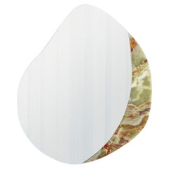 Miroir mural Baila Green Onyx fabriqué à la main au Portugal par Greenapple