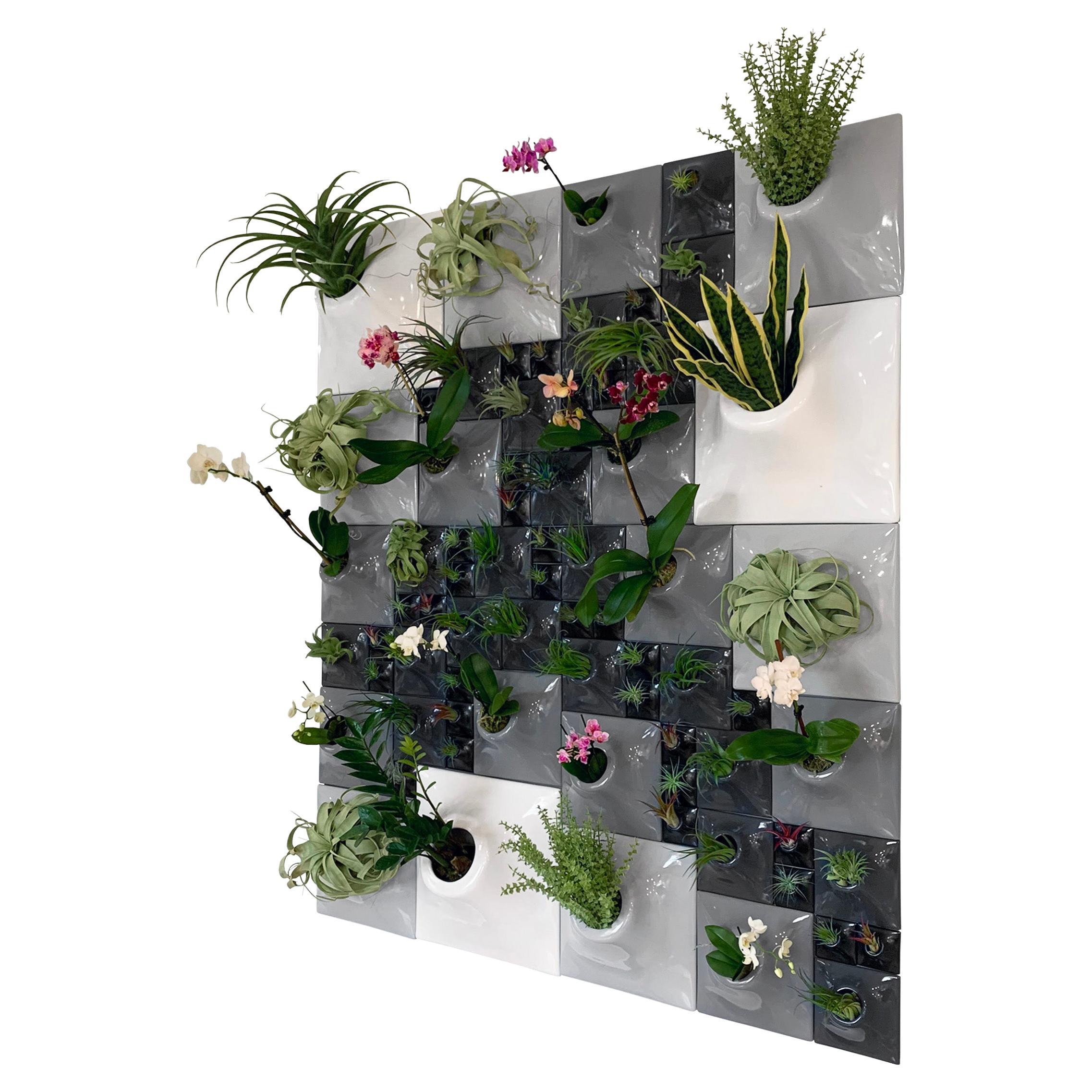 Modern Wall Sculpture, Wall Art Installation, Living Wall Decor, Price per Sq Ft For Sale