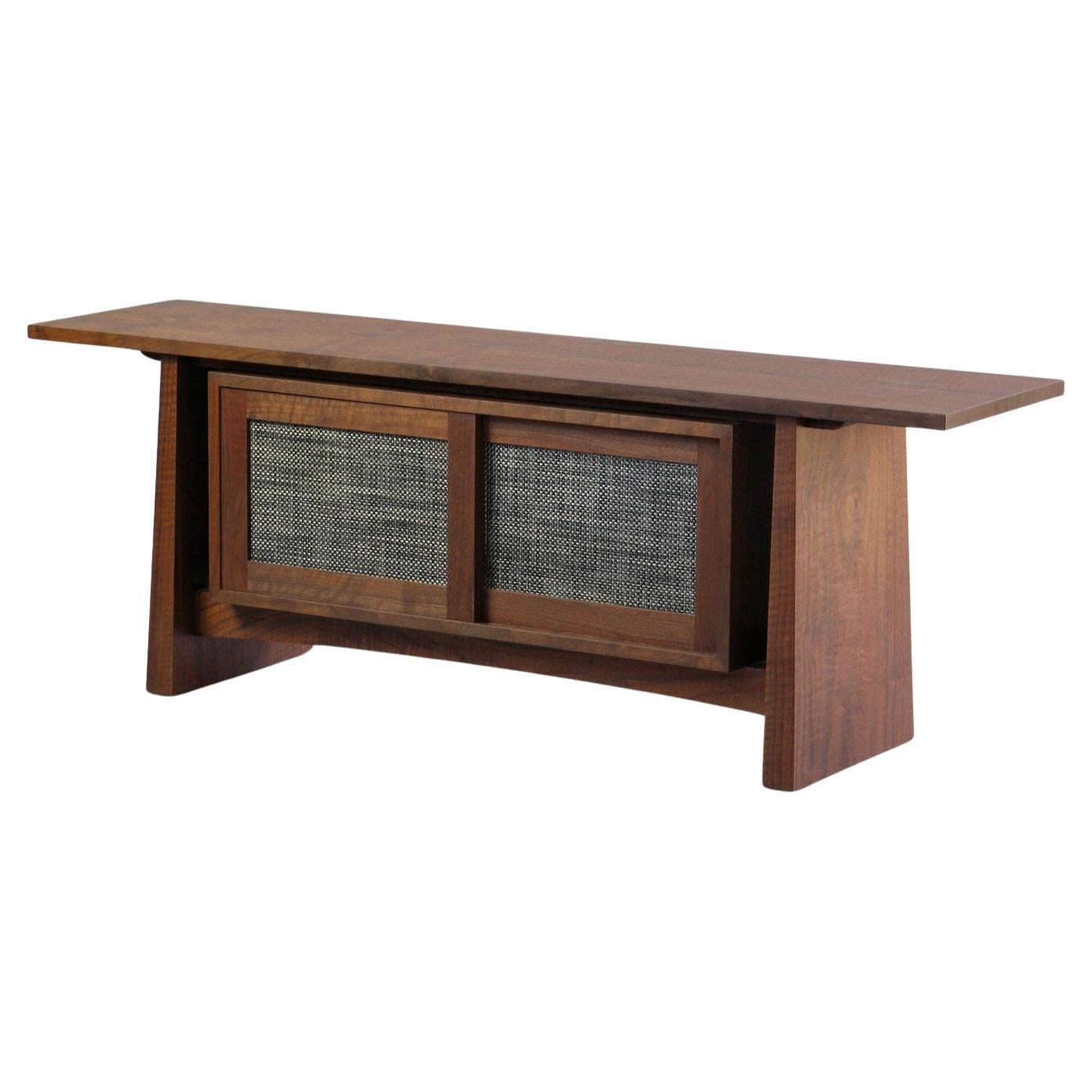 Modern Walnut Credenza by Thomas Throop / Black Creek Designs - Made to Order