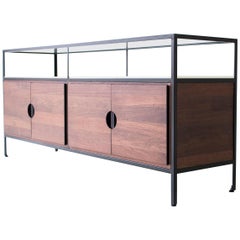 Modern Walnut Credenza