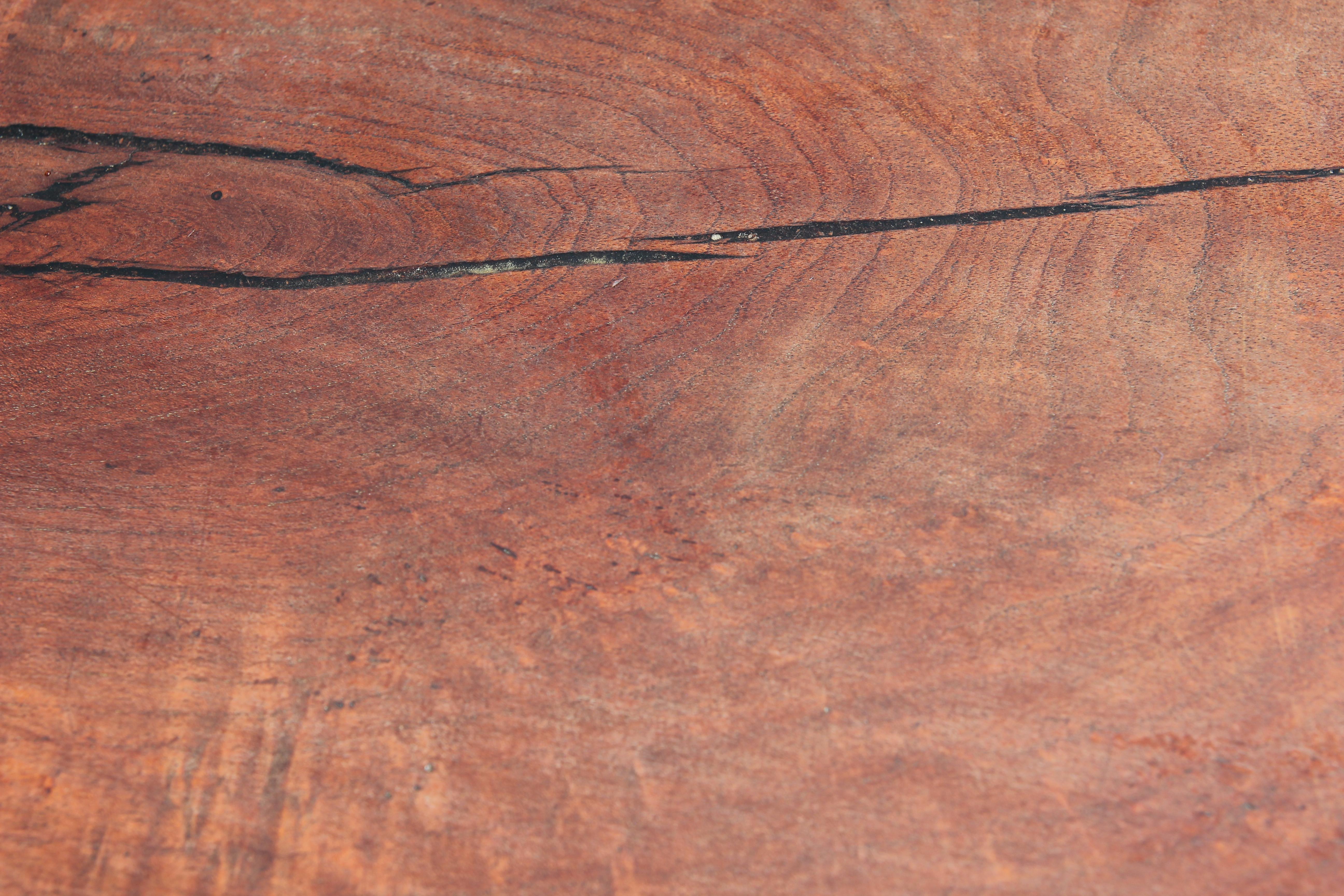 Mid-Century Modern Modern Walnut Custom Organic Multi-Tiered Natural Wood Desk or Table