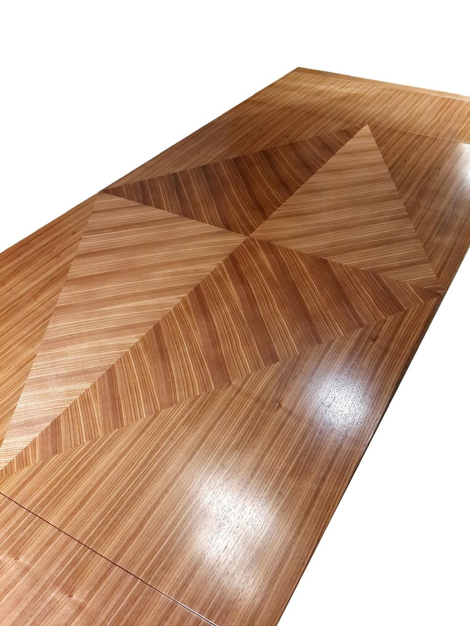 Contemporary Modern Walnut Dining Table Designed by Greg Sheres, In Stock For Sale