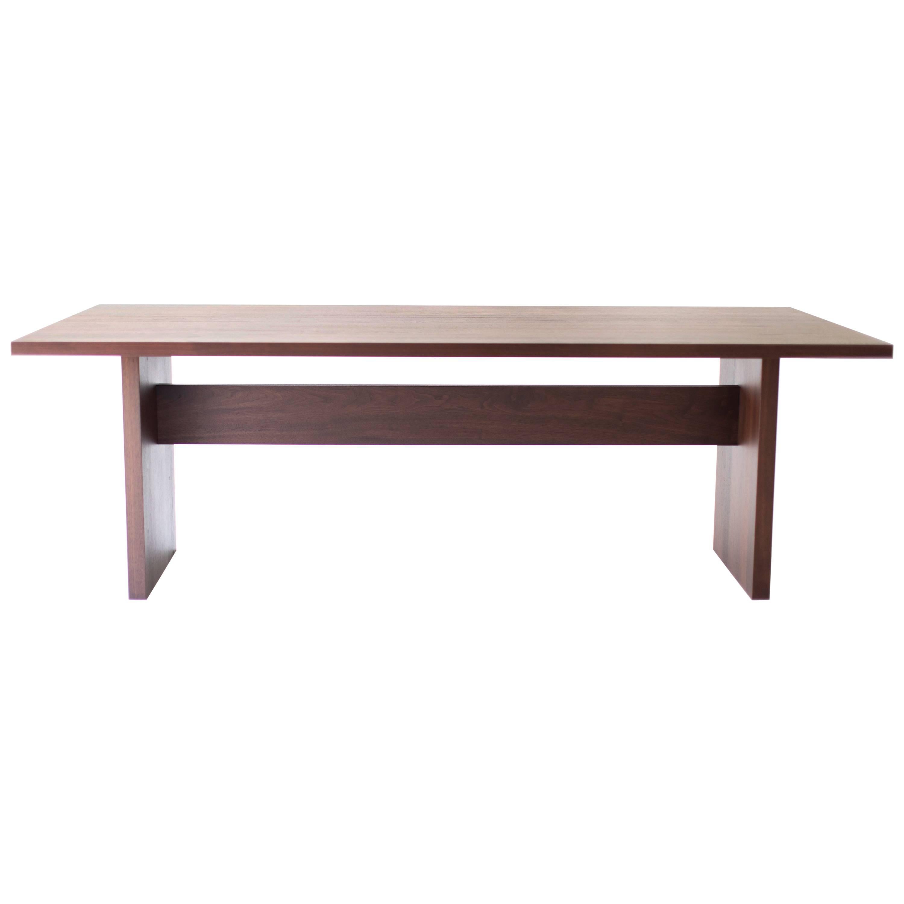 Modern Walnut Dining Table, "The Toko Table" For Sale