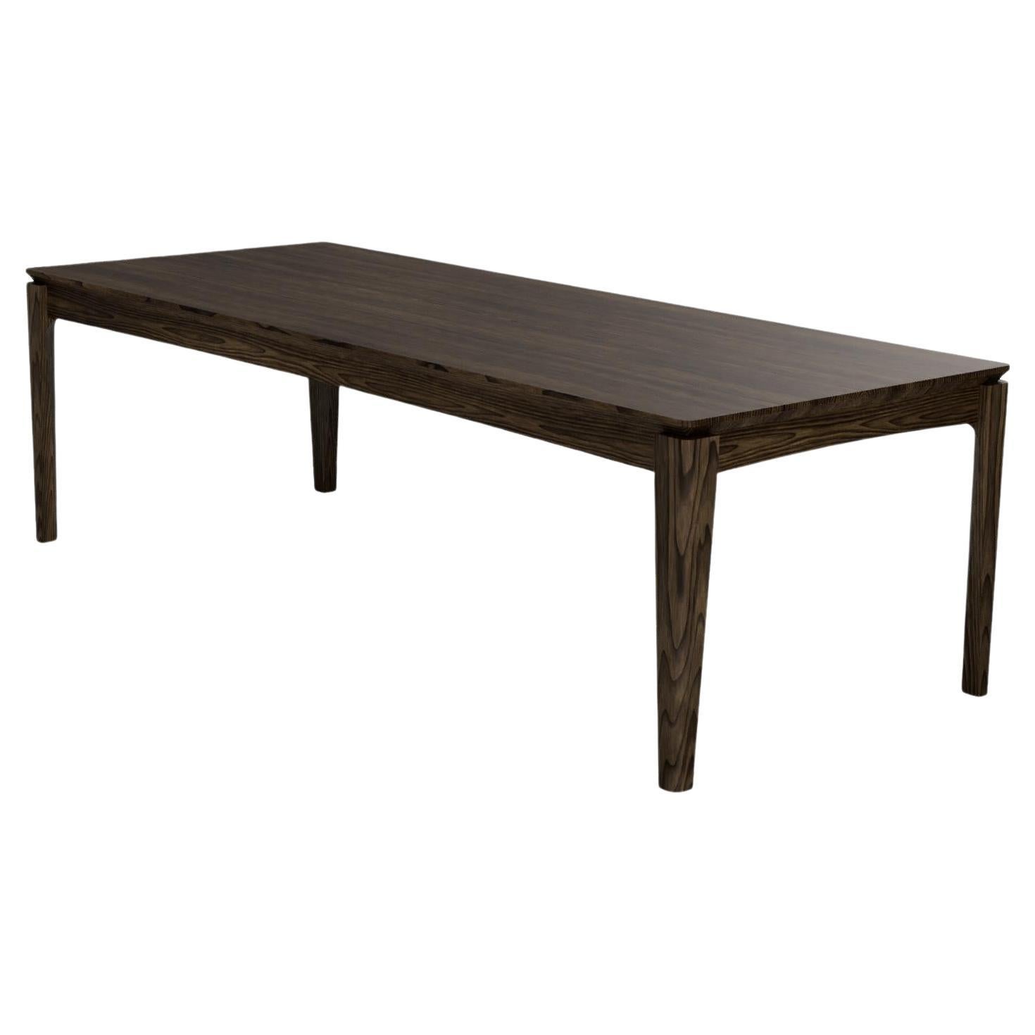 Modern Walnut Loki Dining Table from the Signature Series by Pompous Fox For Sale