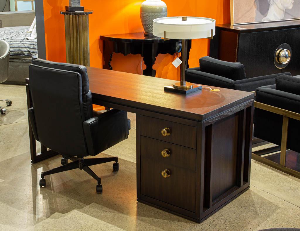 Modern Walnut Office Desk 9