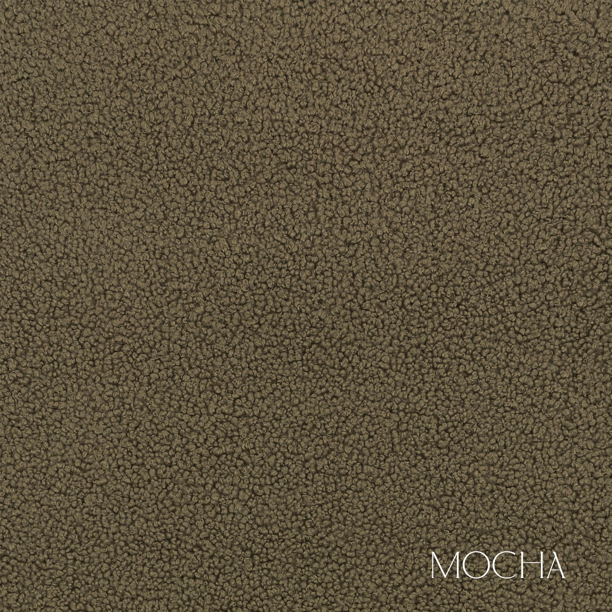 MY MODERN, Nussbaumholz, massives Messing und Boucle' Malta Ess- und Loungesessel im Angebot 6
