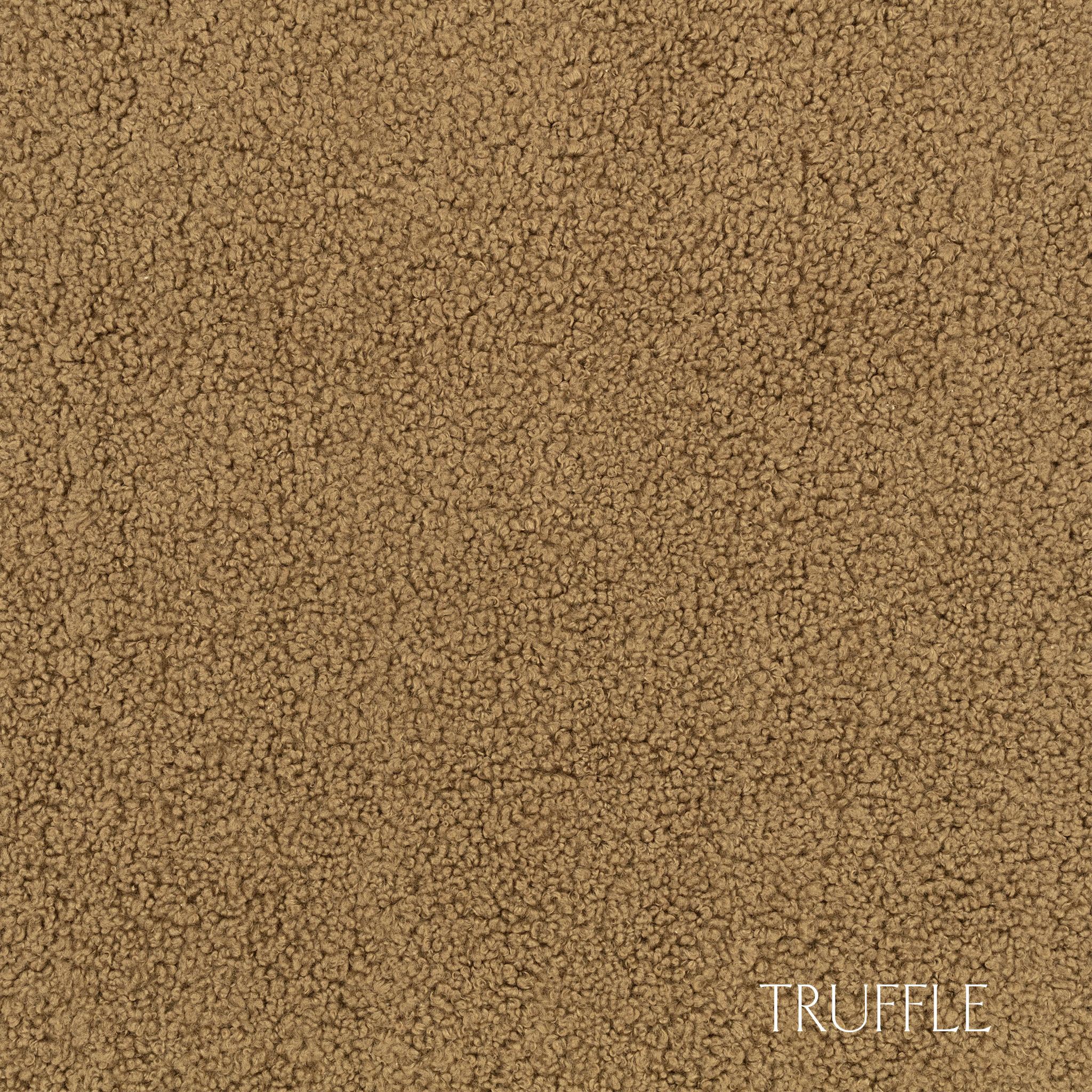 MY MODERN, Nussbaumholz, massives Messing und Boucle' Malta Ess- und Loungesessel im Angebot 11