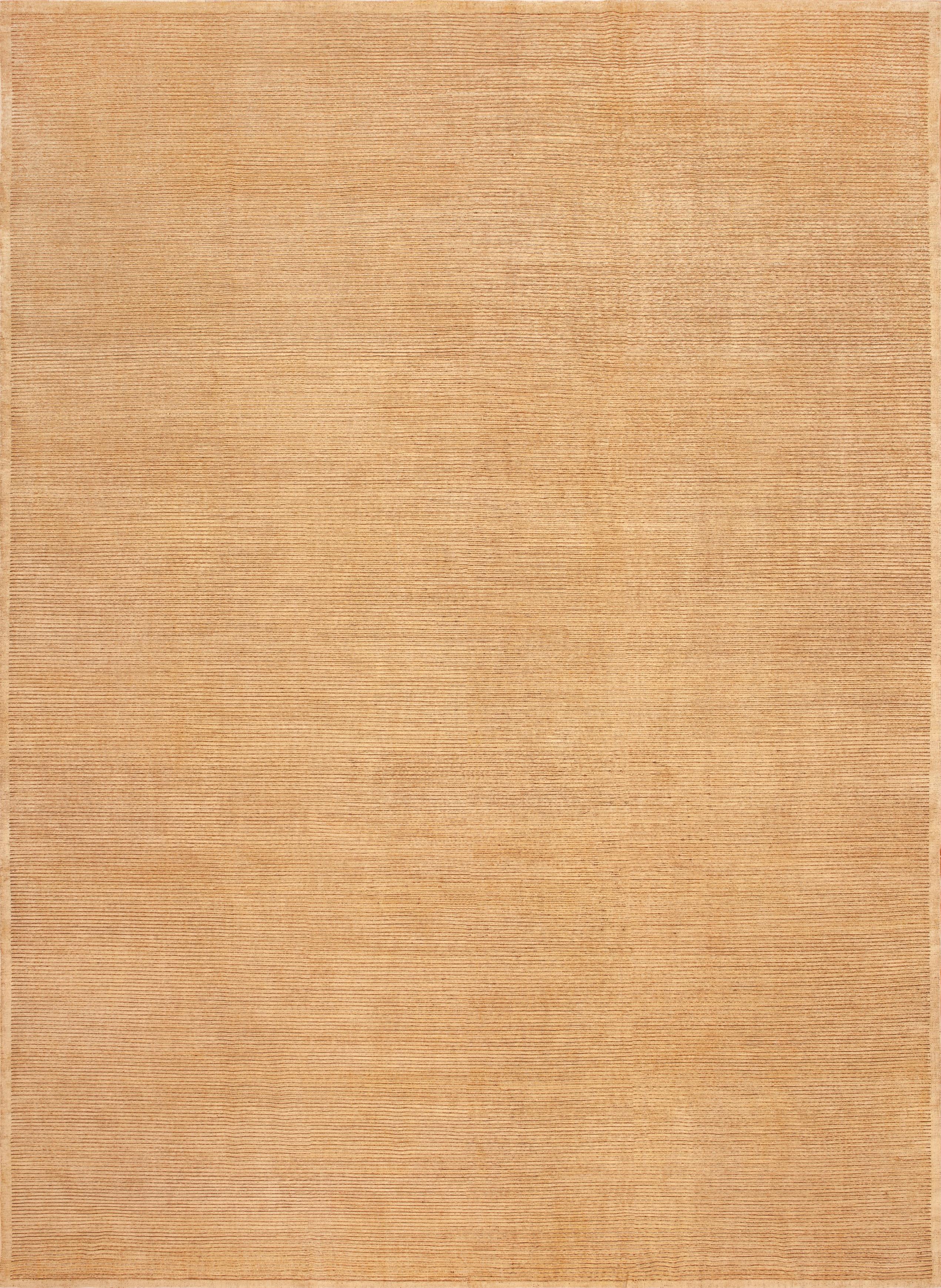 Annodato a mano Tappeto Nazmiyal Collection Beige Caldo Moderno 10' x 13'9