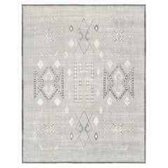 Moderno Caldo Neutro  Tappeto in lana annodato a mano 11'10''x15'2''