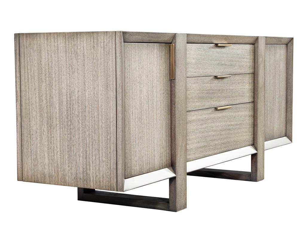 Modern Washed Finished Sideboard Barbara Barry Horizon Buffet For Sale 9