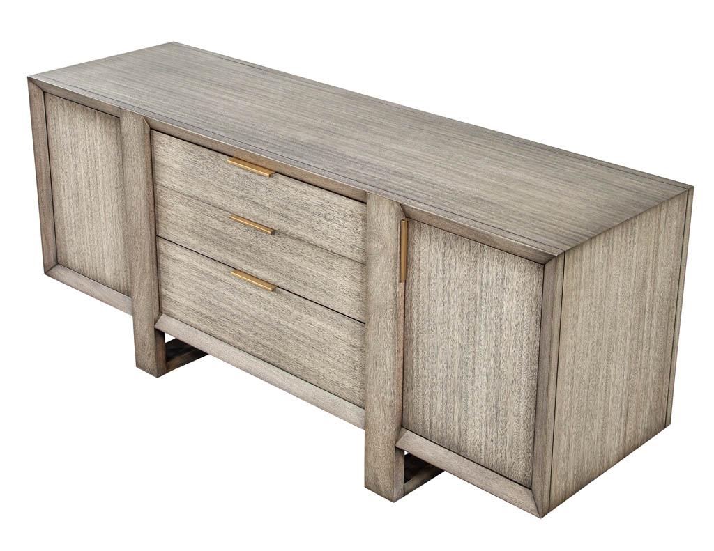 Modern Washed Finished Sideboard Barbara Barry Horizon Buffet For Sale 1