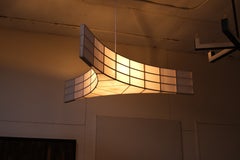 Lampadario moderno in carta di riso Washi