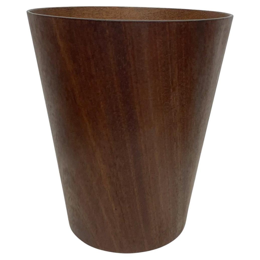 MidCentury Modern Teak Waste Basket by Martin Aberg for Servex Rainbow