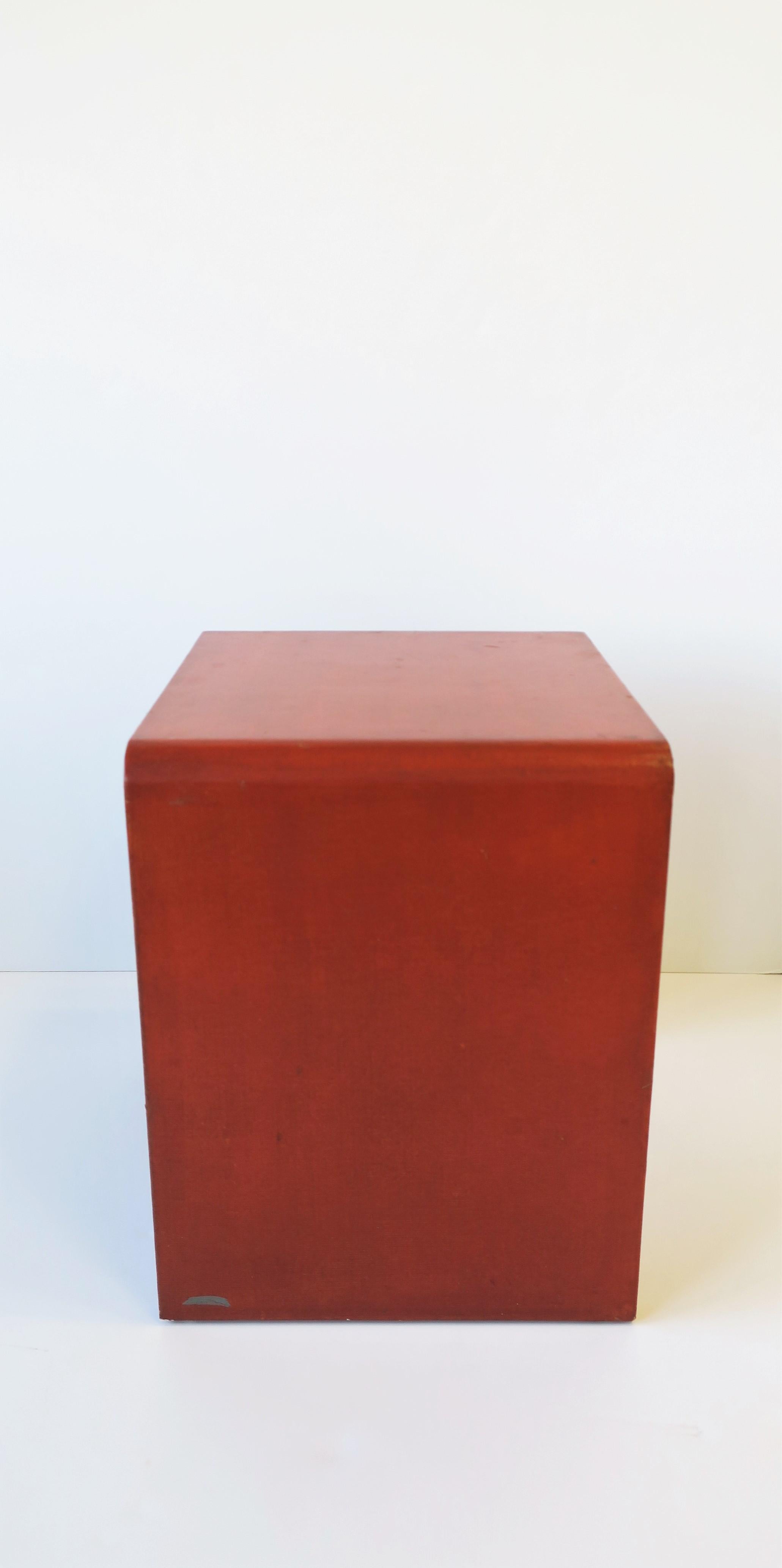 Modern Waterfall Side End Table in the style of Karl Springer, circa 1970s 10