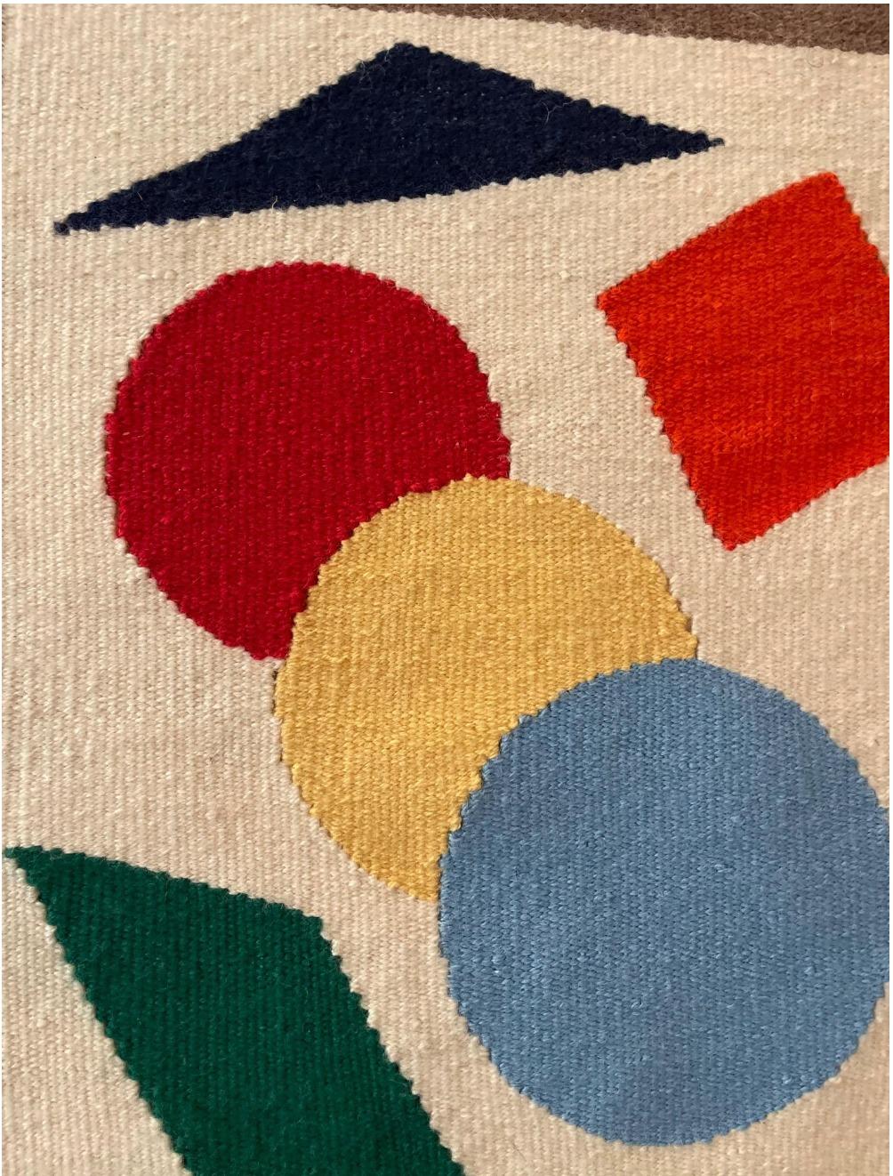 American Modern Weaving of Shapes For Sale